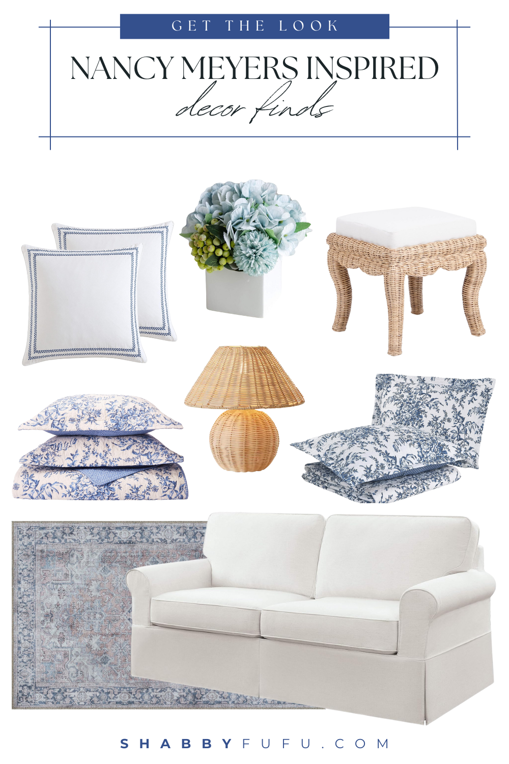Nancy Meyers interiors ideas showcasing decor finds from Amazon
