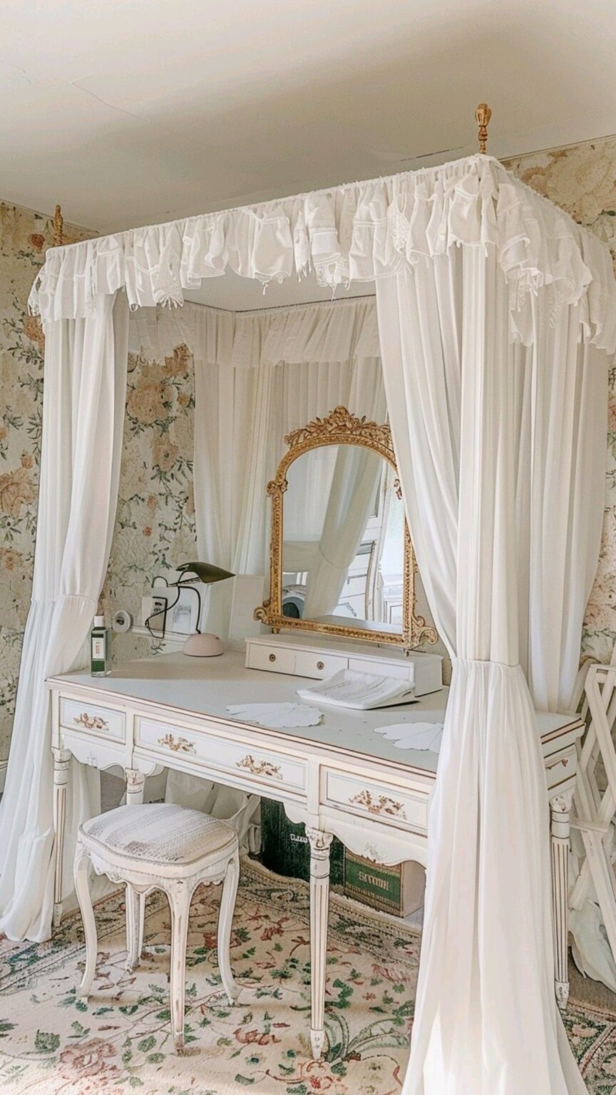 How to Create a Dreamy Vintage Princess Aesthetic Bedroom - shabbyfufu.com