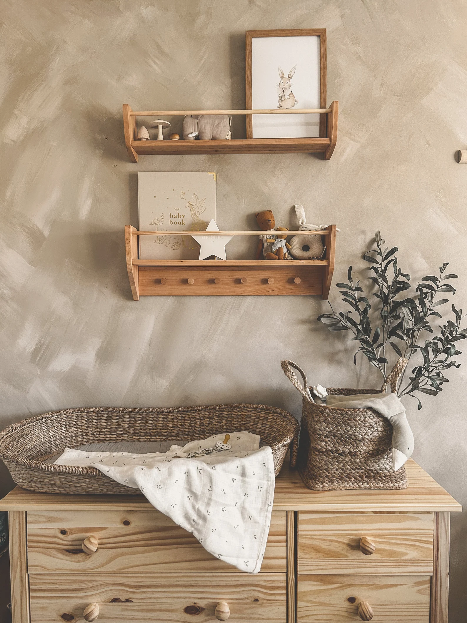Vintage inspired nursery example featuring a traditional style