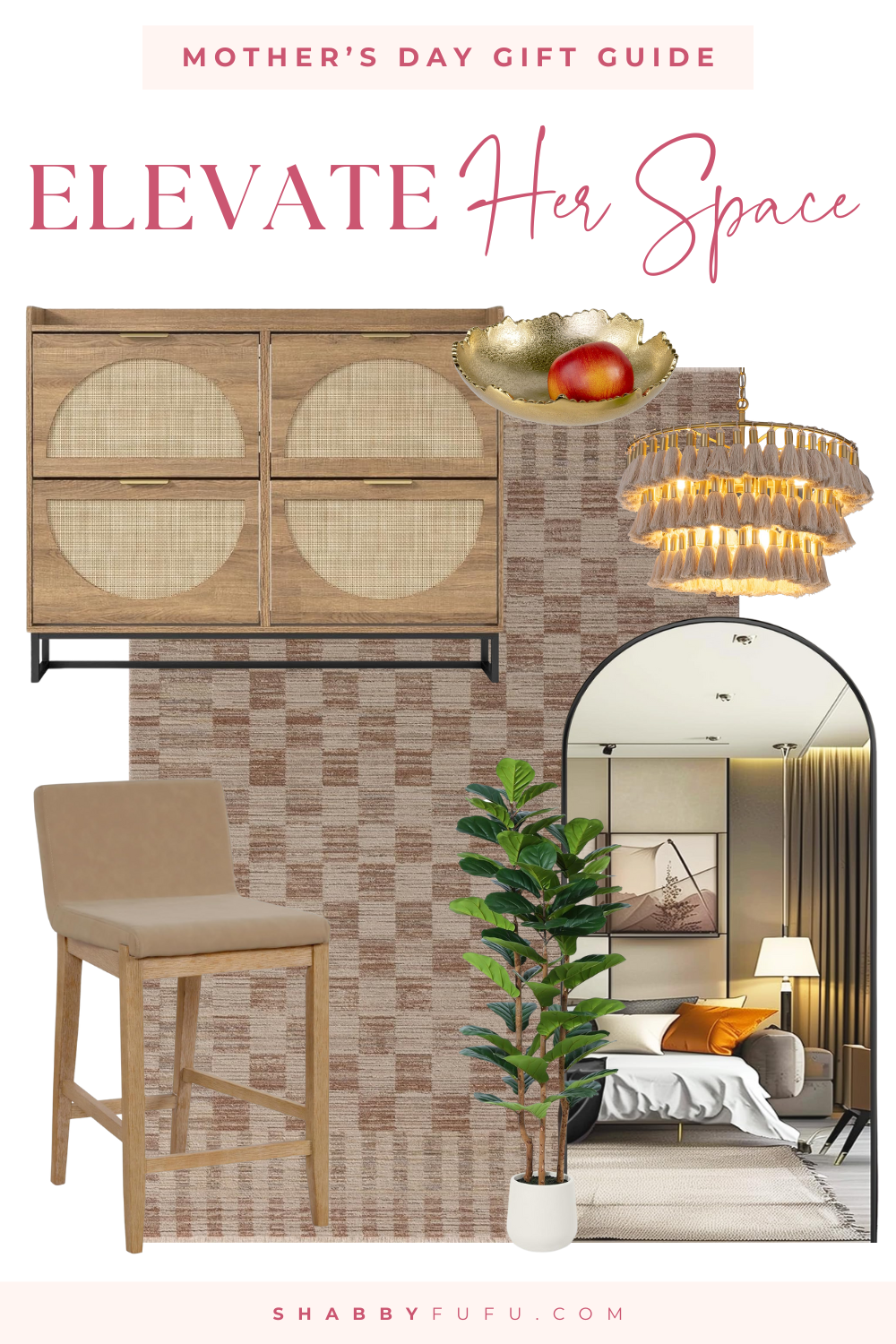 The Ultimate Mother's Day Gift Guide featuring gift ideas for the home decor lover moms