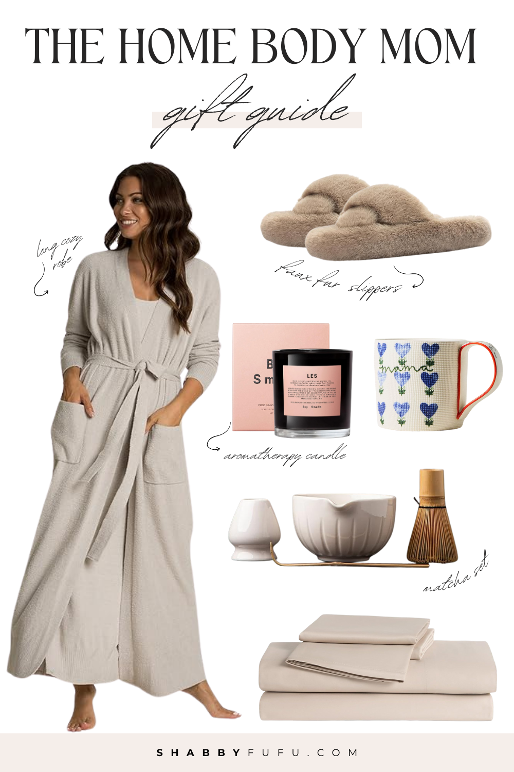 The Ultimate Mother's Day Gift Guide featuring gift ideas for the home body moms
