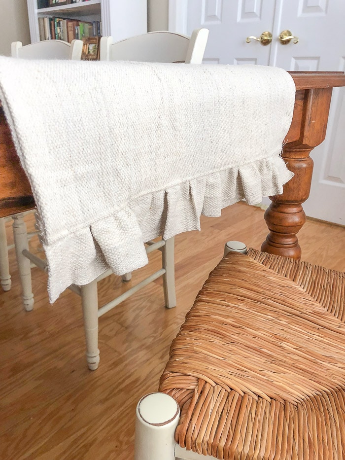 DIY cottagecore decor projects and ideas featuring Drop Cloth Table Runner