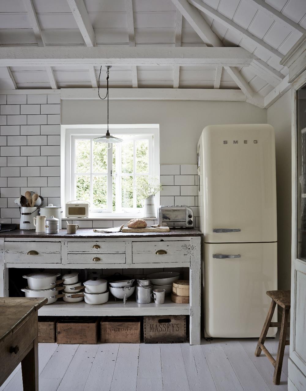 photo featuring traditional cabin kitchen cottage core