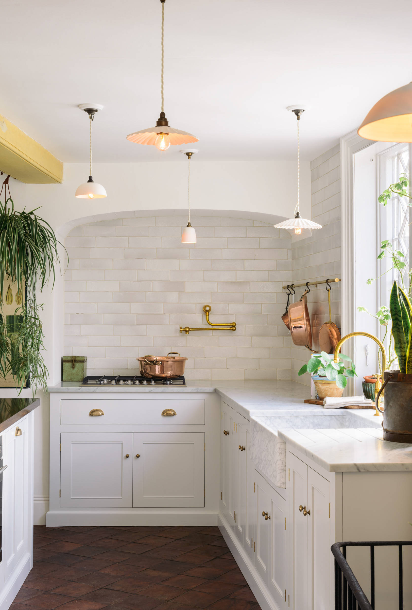 kitchen in modern style featuring smart home gadgets
