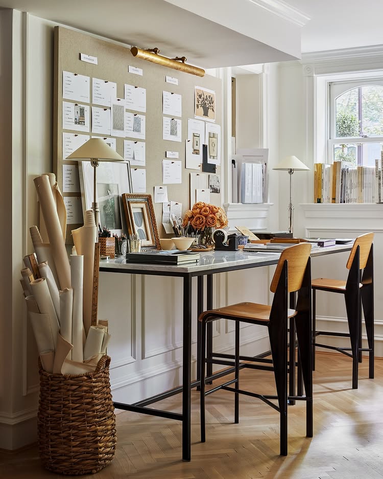 Example of lighting tips showcasing studio desk to elevate any space