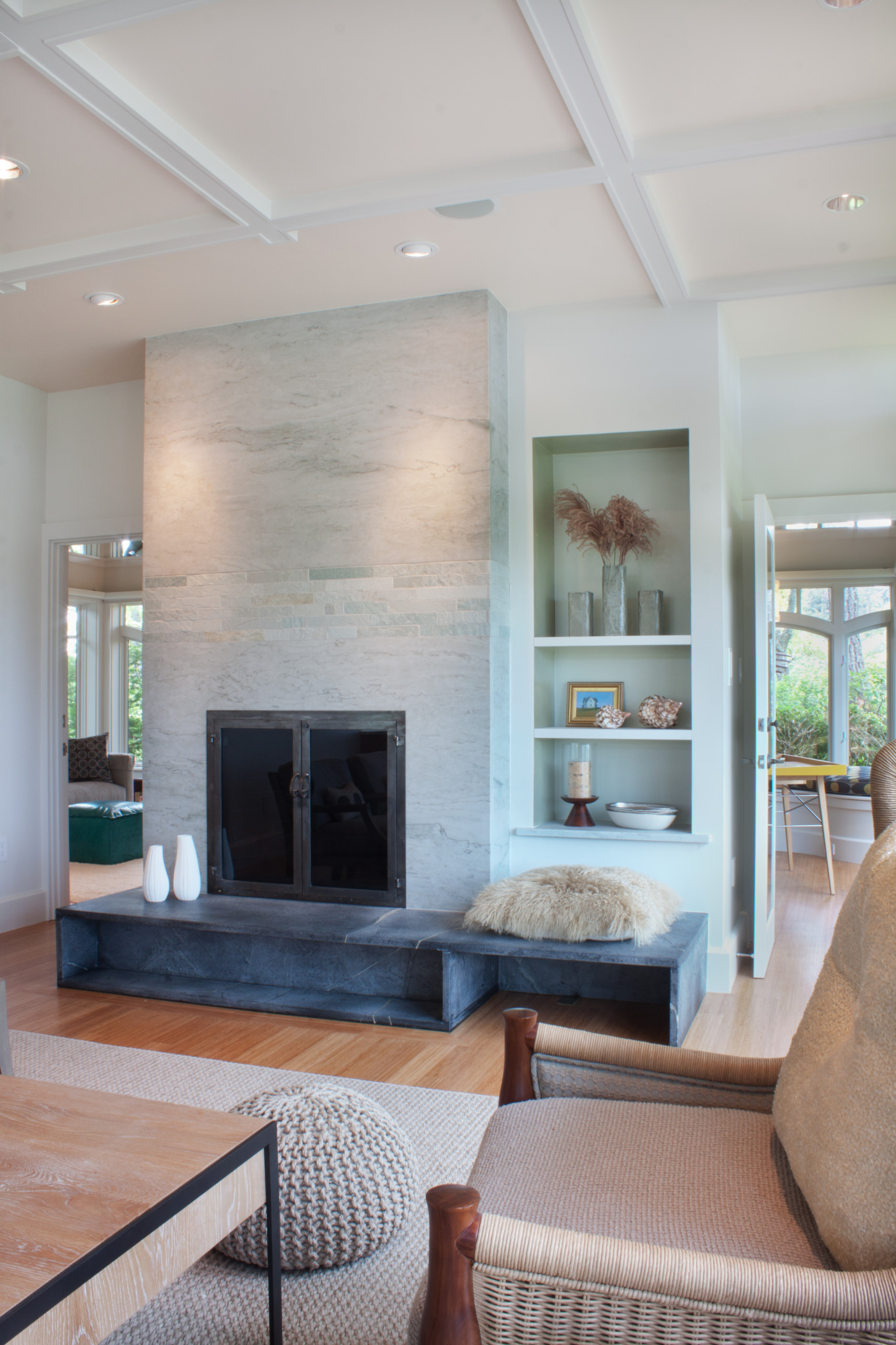 Image showing living room in Cape cottage home tour showing cottage home decorating ideas