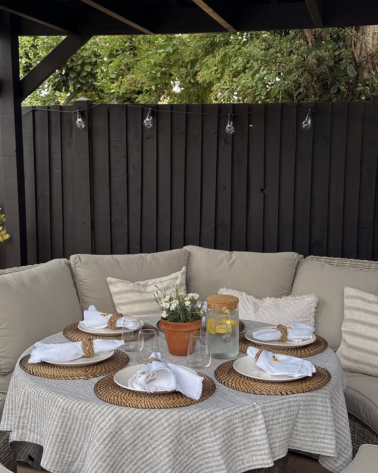 Interior image of outdoor terrance illustrating the hostingcore trend