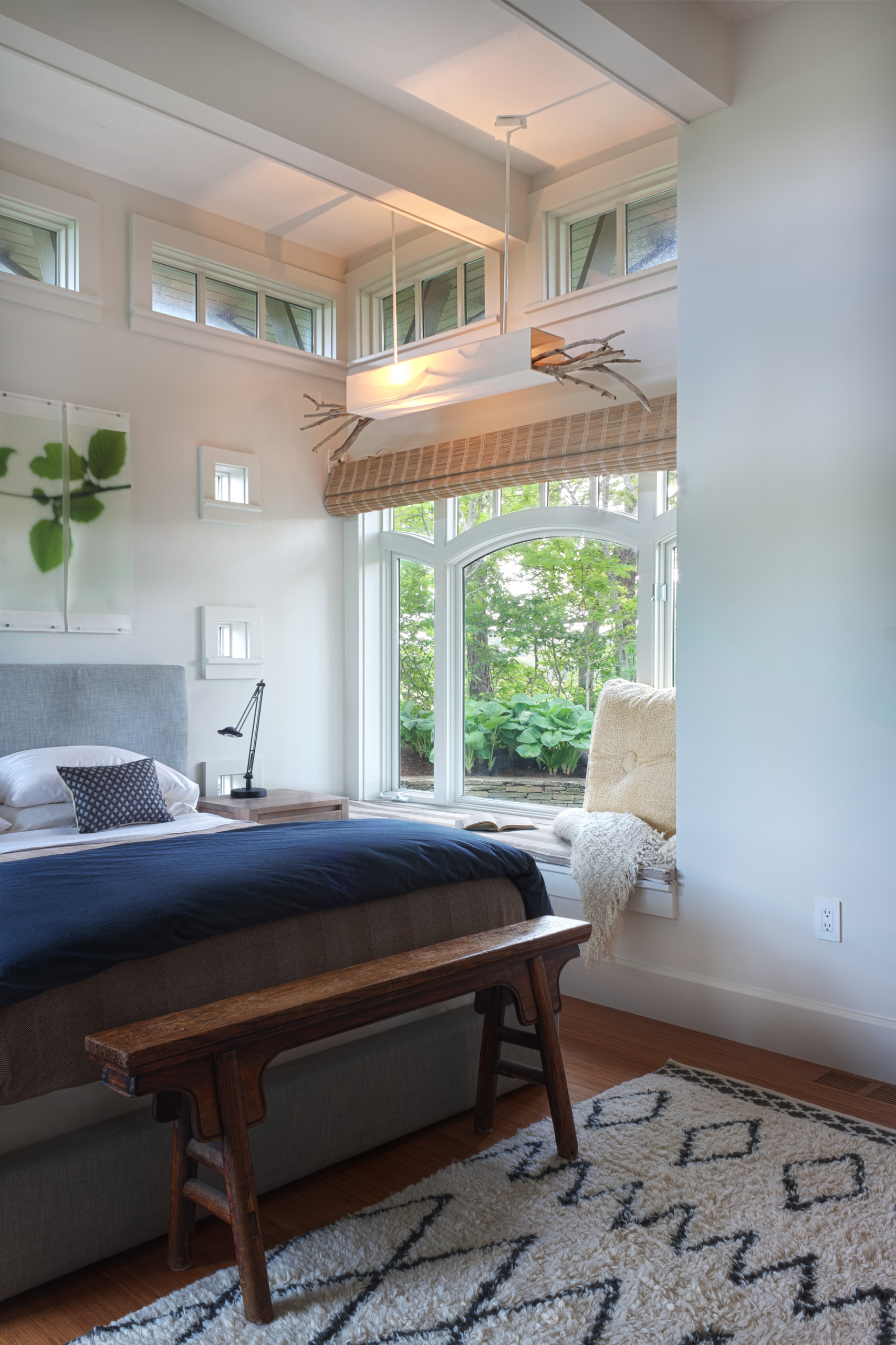 Image showing bedroom in Cape cottage home tour showing cottage home decorating ideas