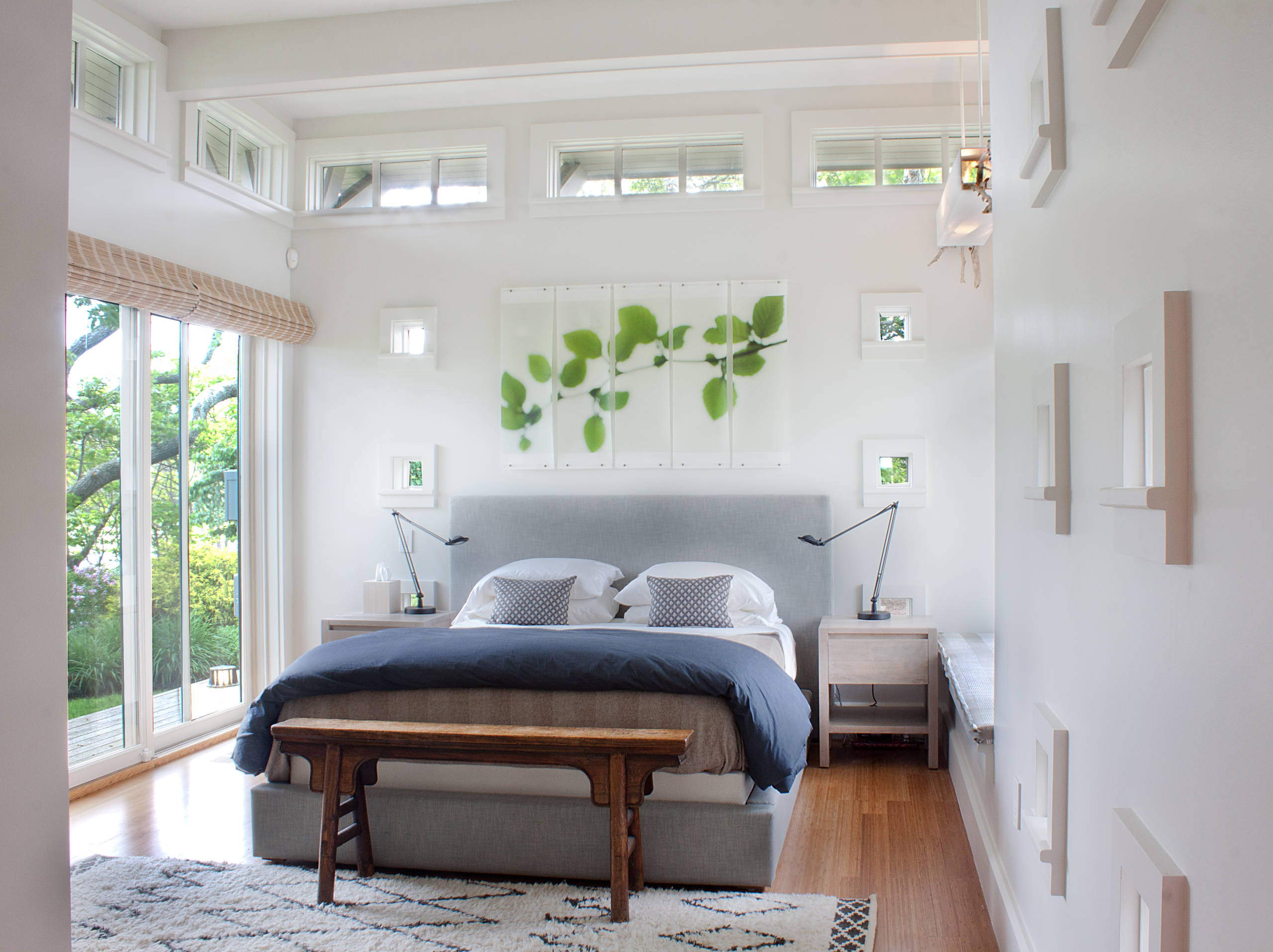 Image showing bedroom in Cape cottage home tour showing cottage home decorating ideas