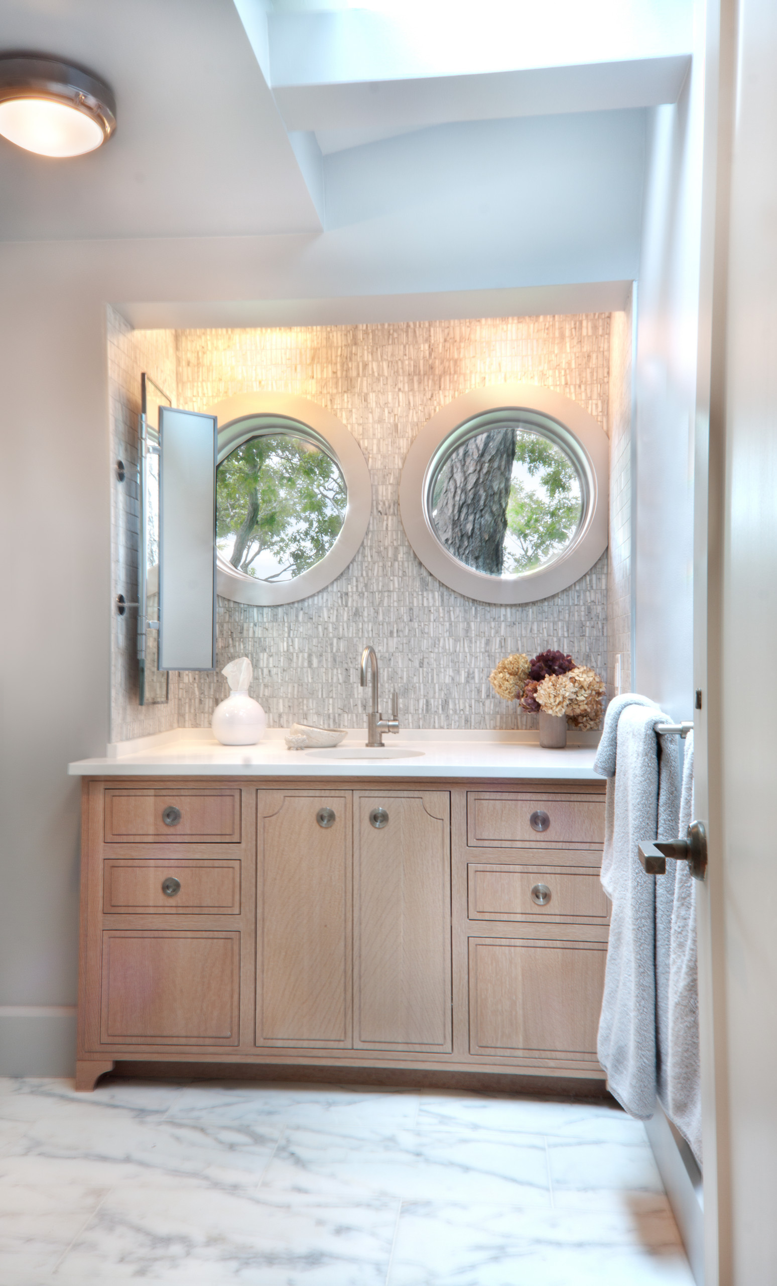 Image showing bathroom in Cape cottage home tour showing cottage home decorating ideas