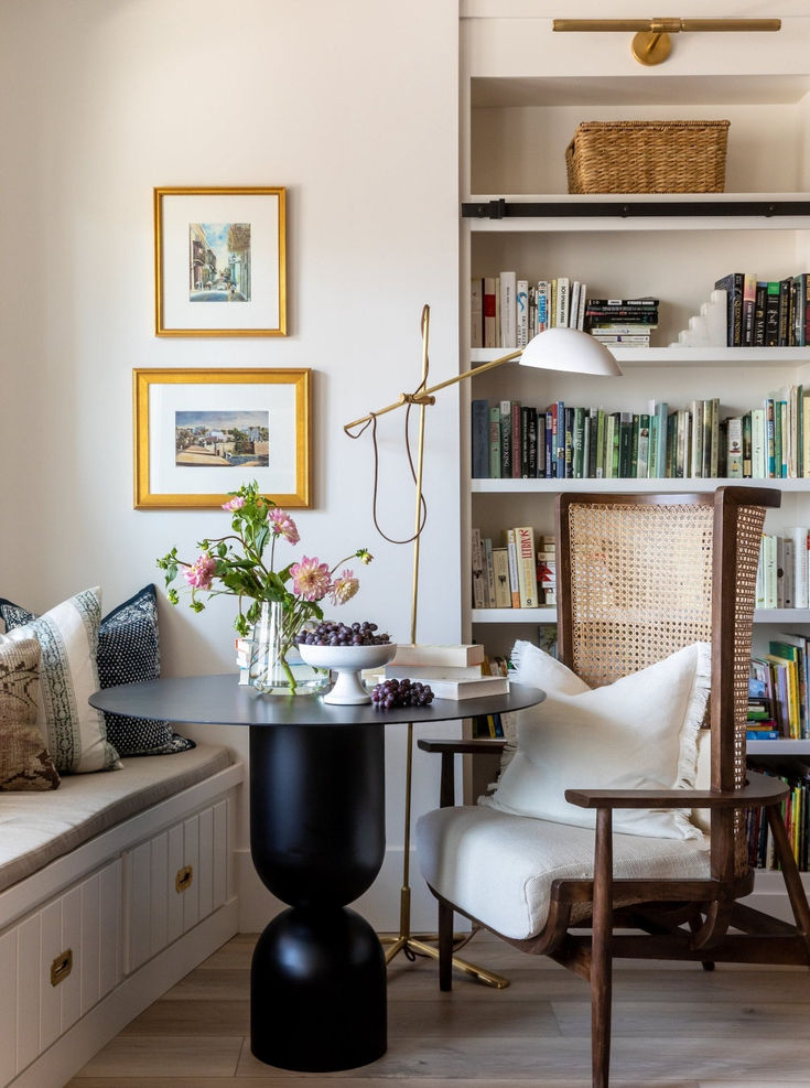 Interior image of breakfast nook illustrating the hostingcore trend