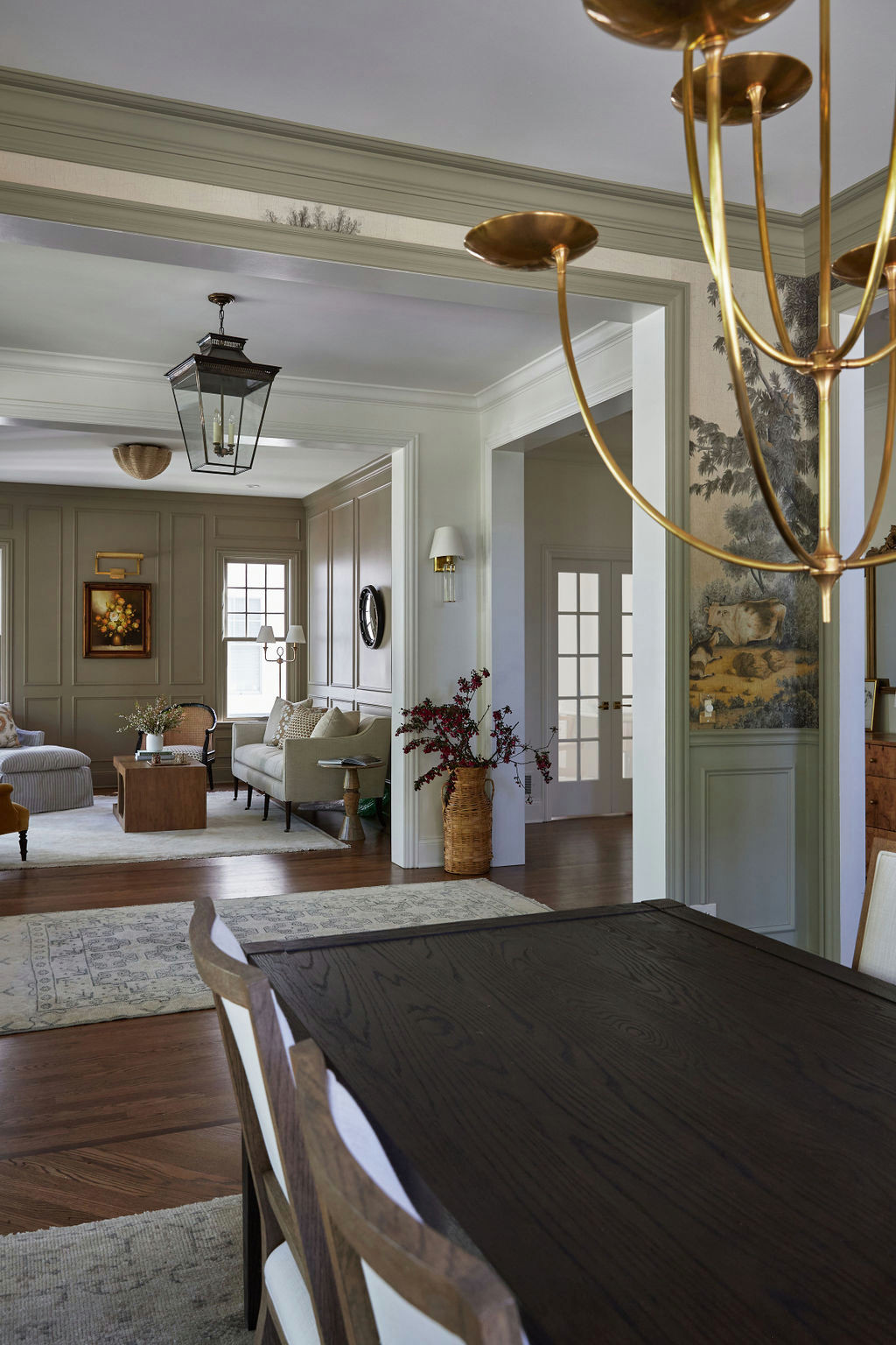 French country home decor inspired home decor featuring living room
