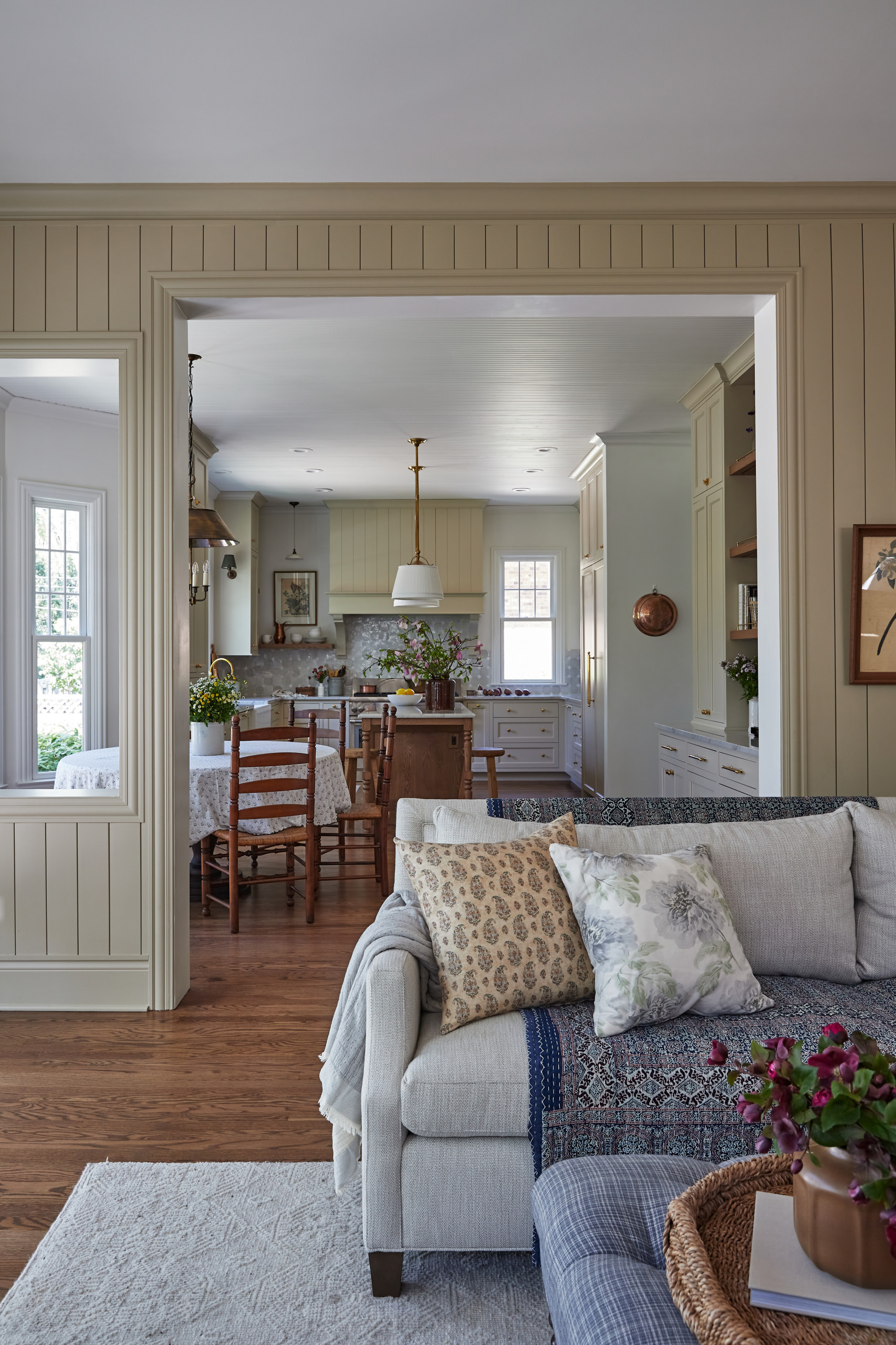 French country home decor inspired home decor featuring living room