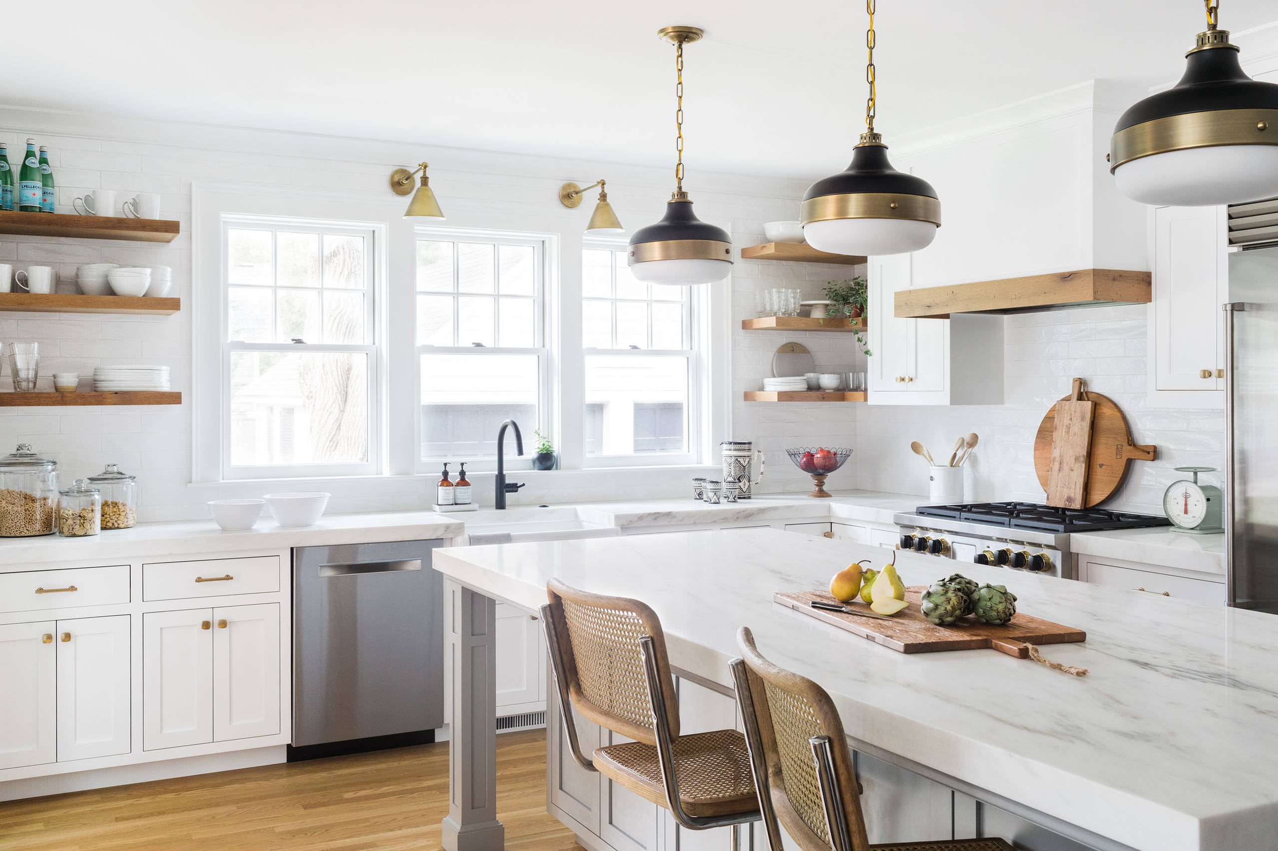 Charming home tour featuring colonial home decor style kitchen