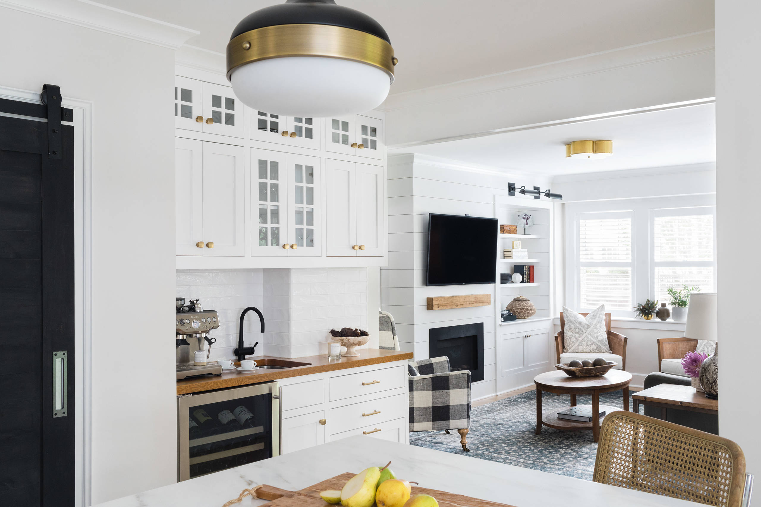 Charming home tour featuring colonial home decor style kitchen