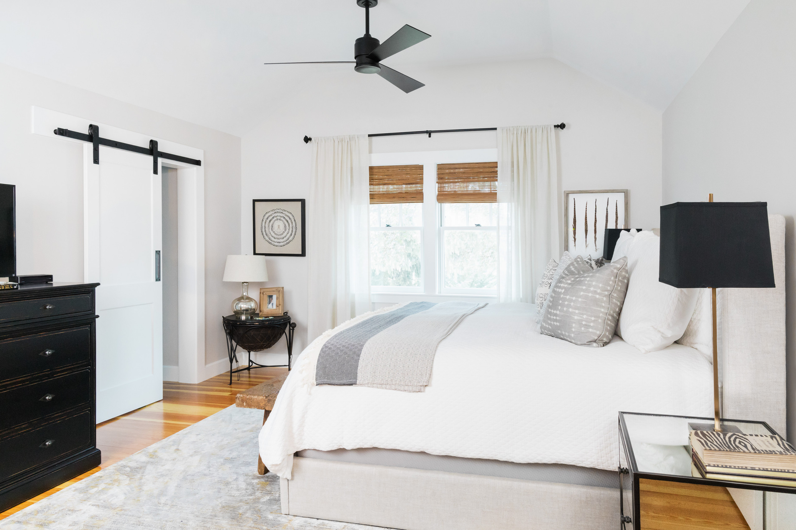 Charming home tour featuring colonial home decor style bedroom