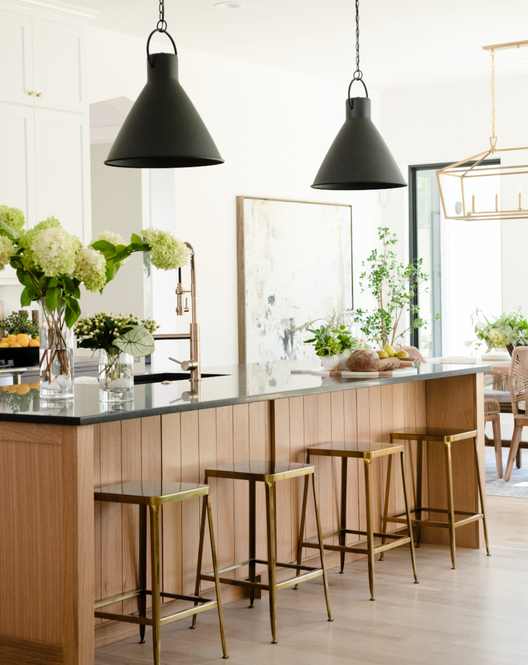 Home tour featuring kitchen with modern european home decor