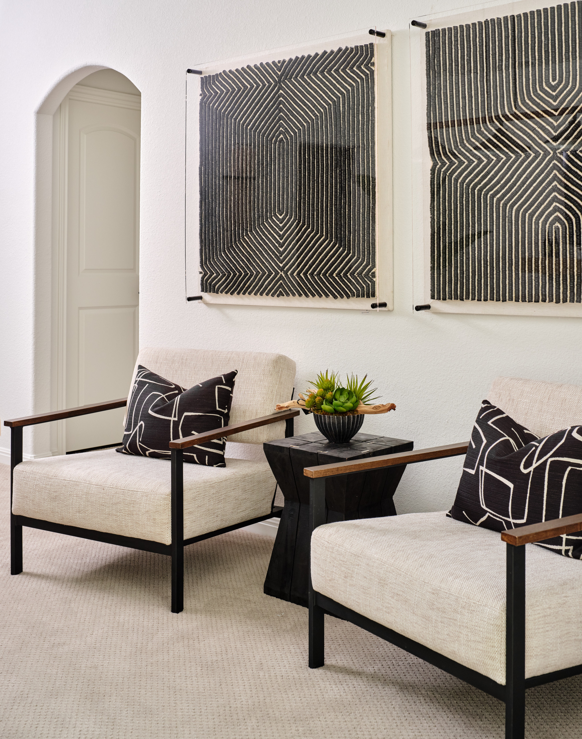 Home tour playroom featuring organic modern home decor