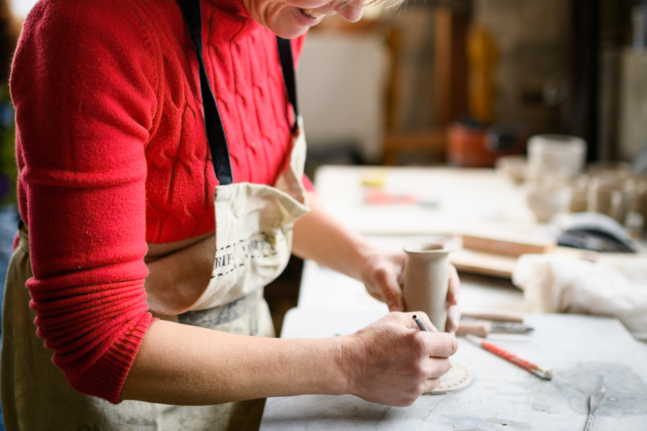 Image showing a Crafternoon idea featuring female adult painting