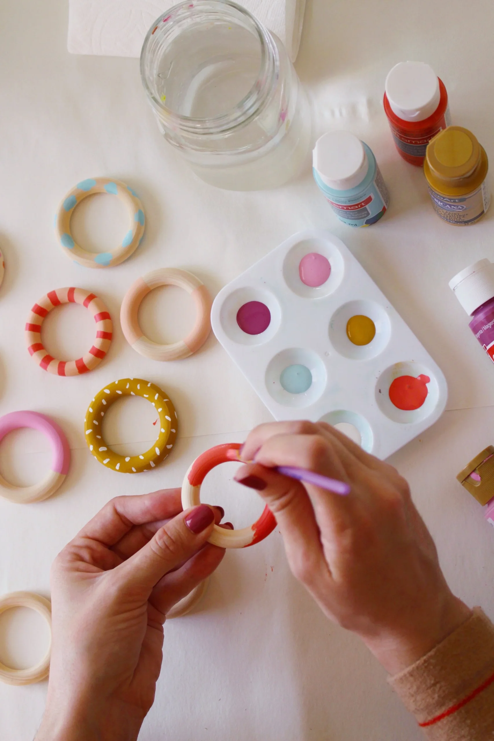 Crafternoon idea featuring mini magnets