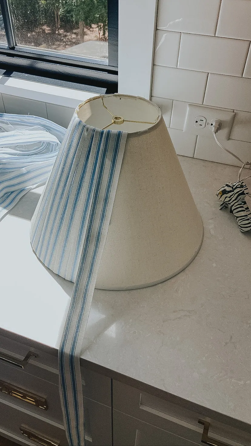 Crafternoon idea featuring handmade lampshade