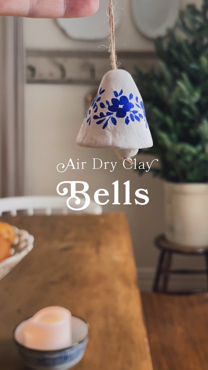 Crafternoon idea featuring air dry clay bells