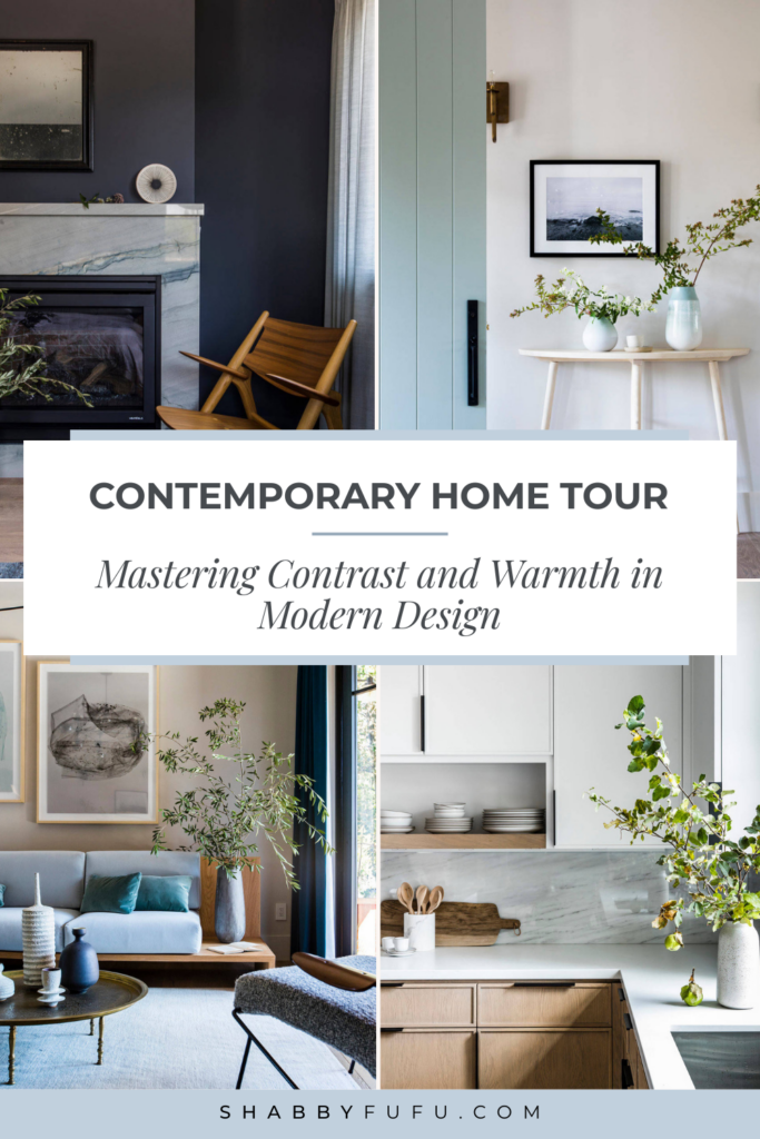 Contemporary Home Tour: Warmth & Contrast in Modern Design