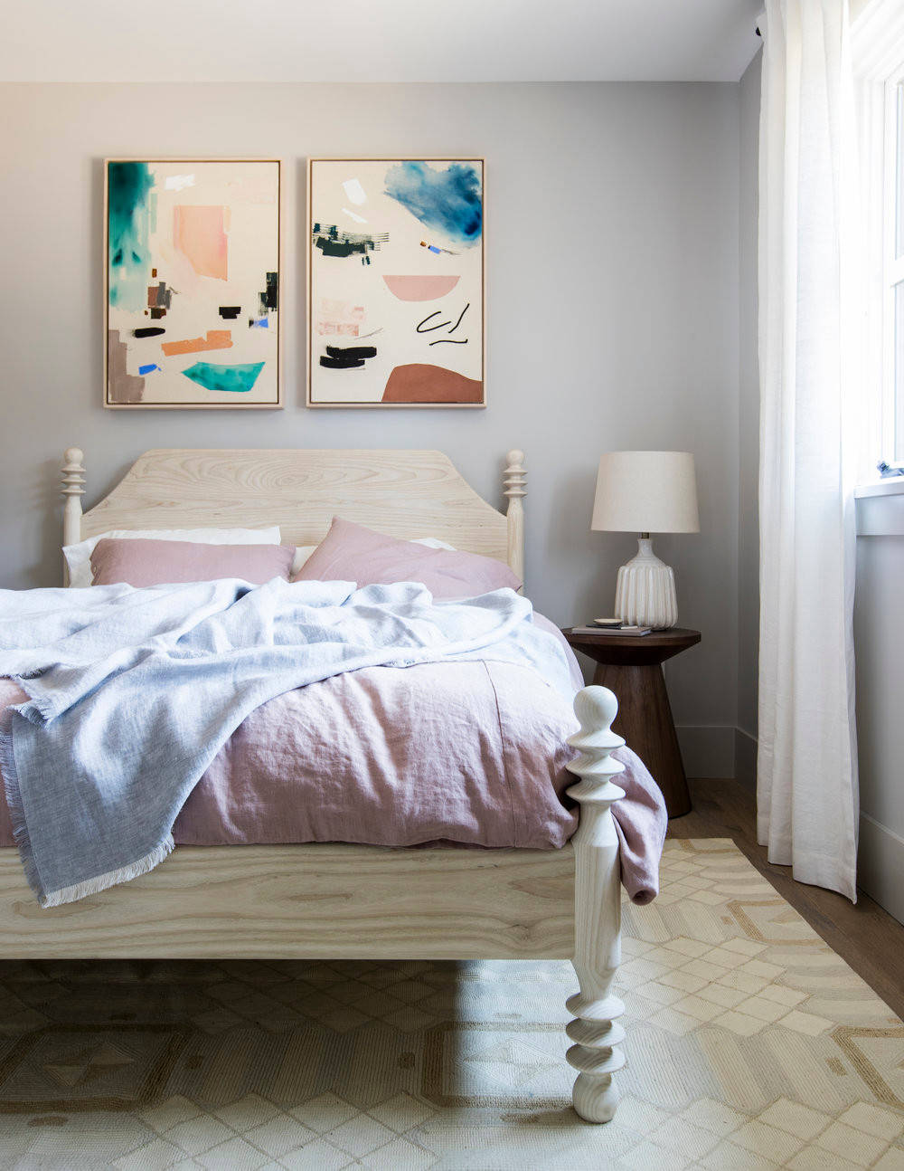 Contemporary home tour featuring guest room