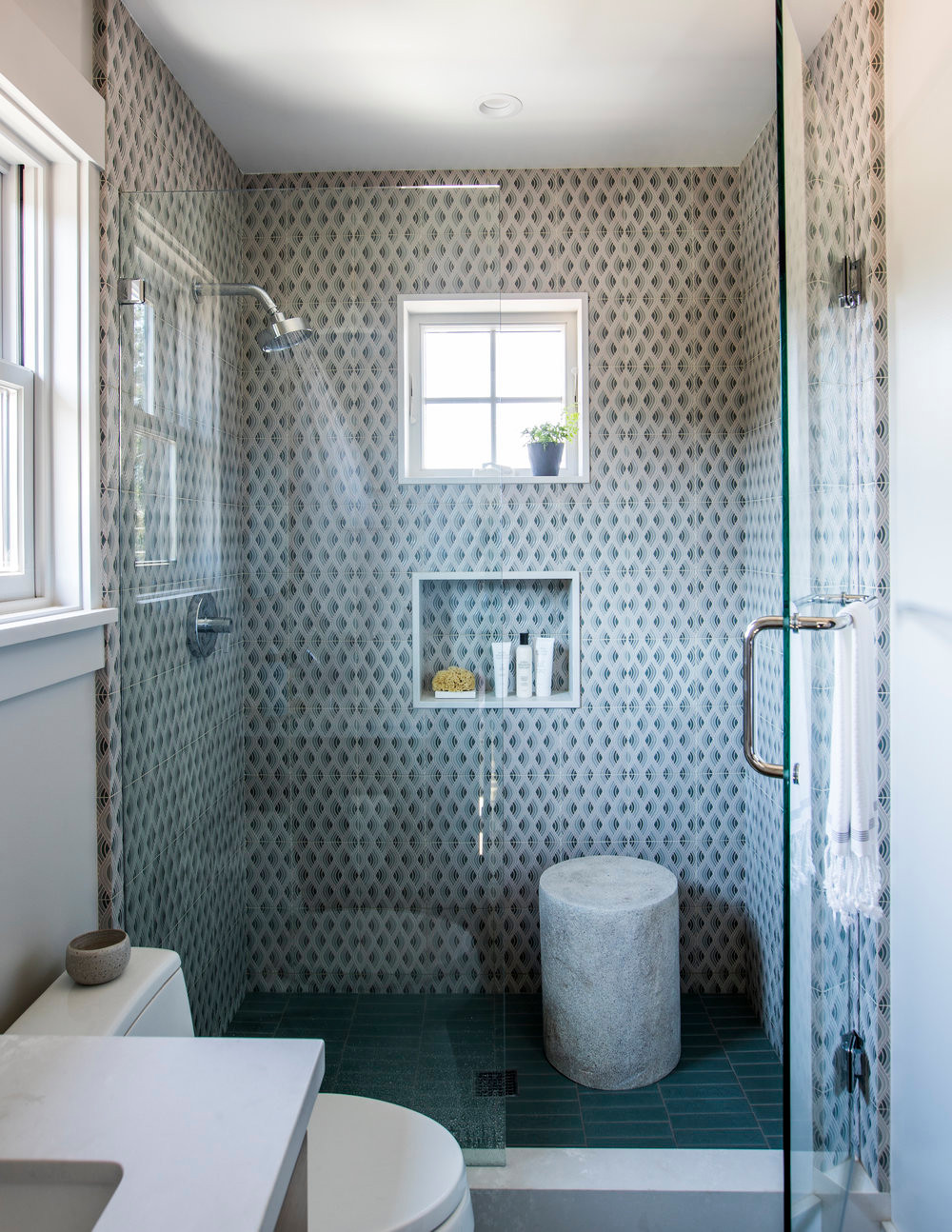 Contemporary home tour featuring bathroom