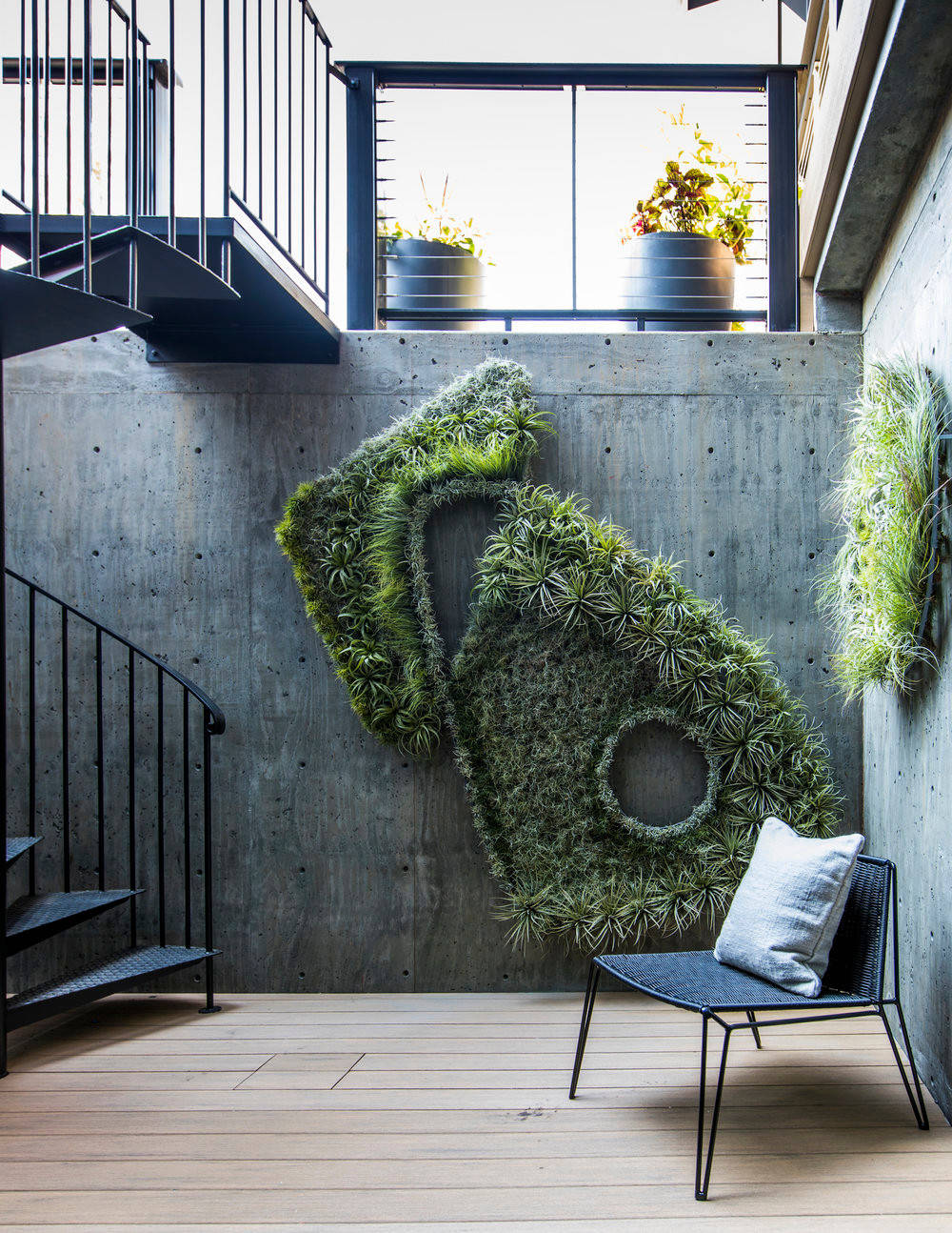 Contemporary home tour featuring outdoor deck