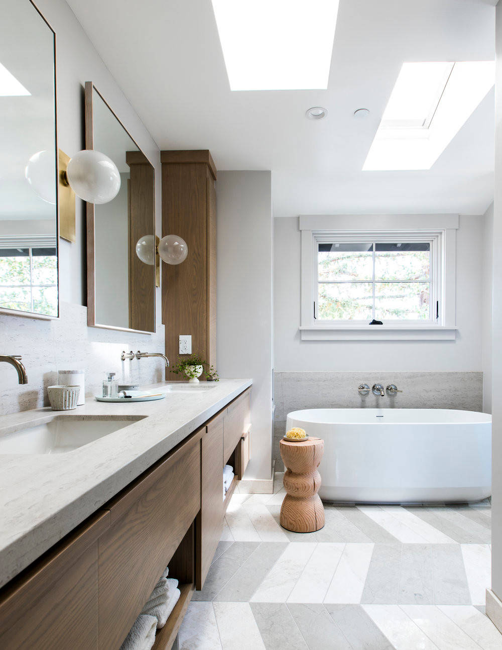 Contemporary home tour featuring bathroom