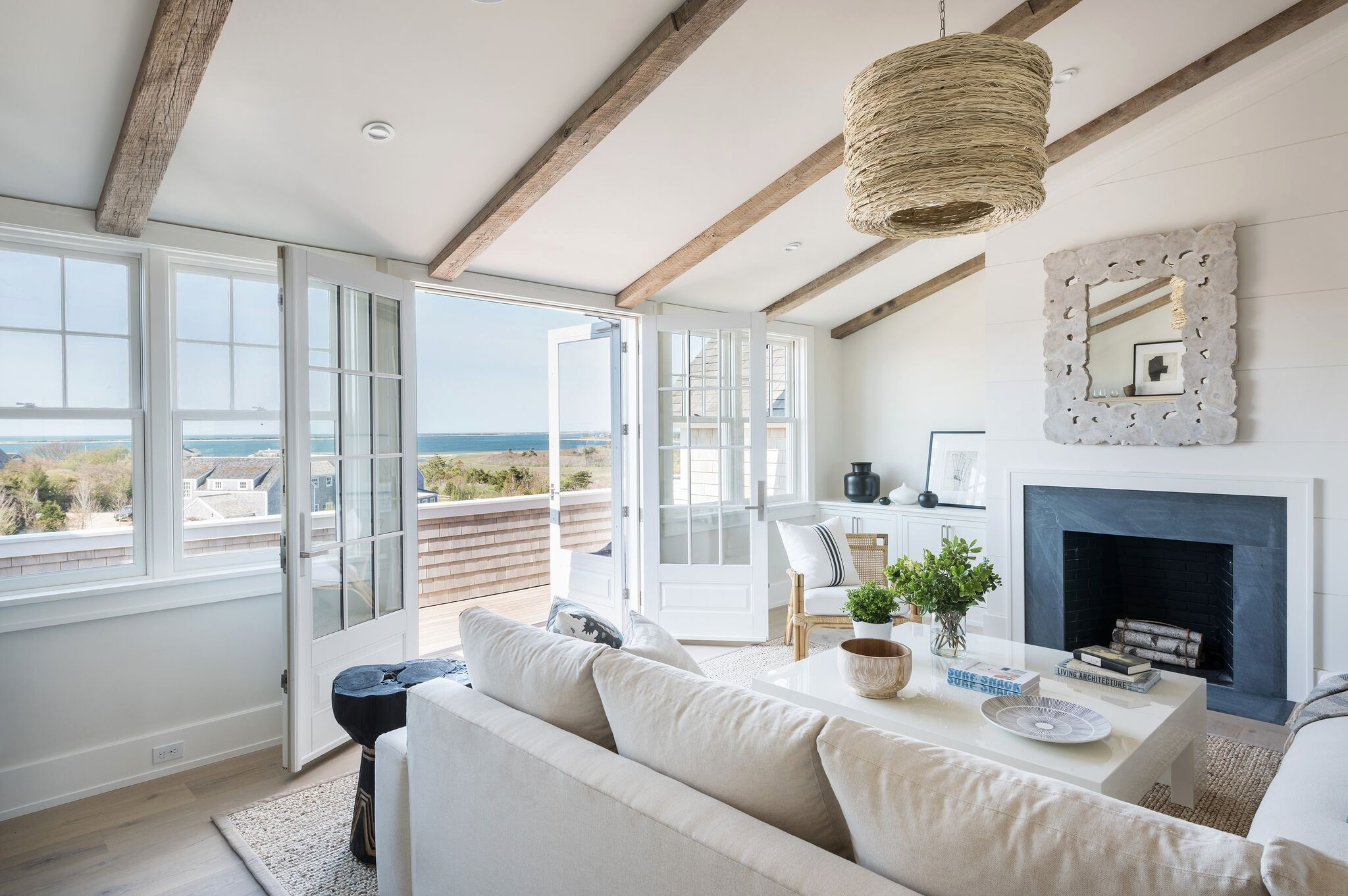 modern farmhouse decor home tour featuring coastal contemporary style