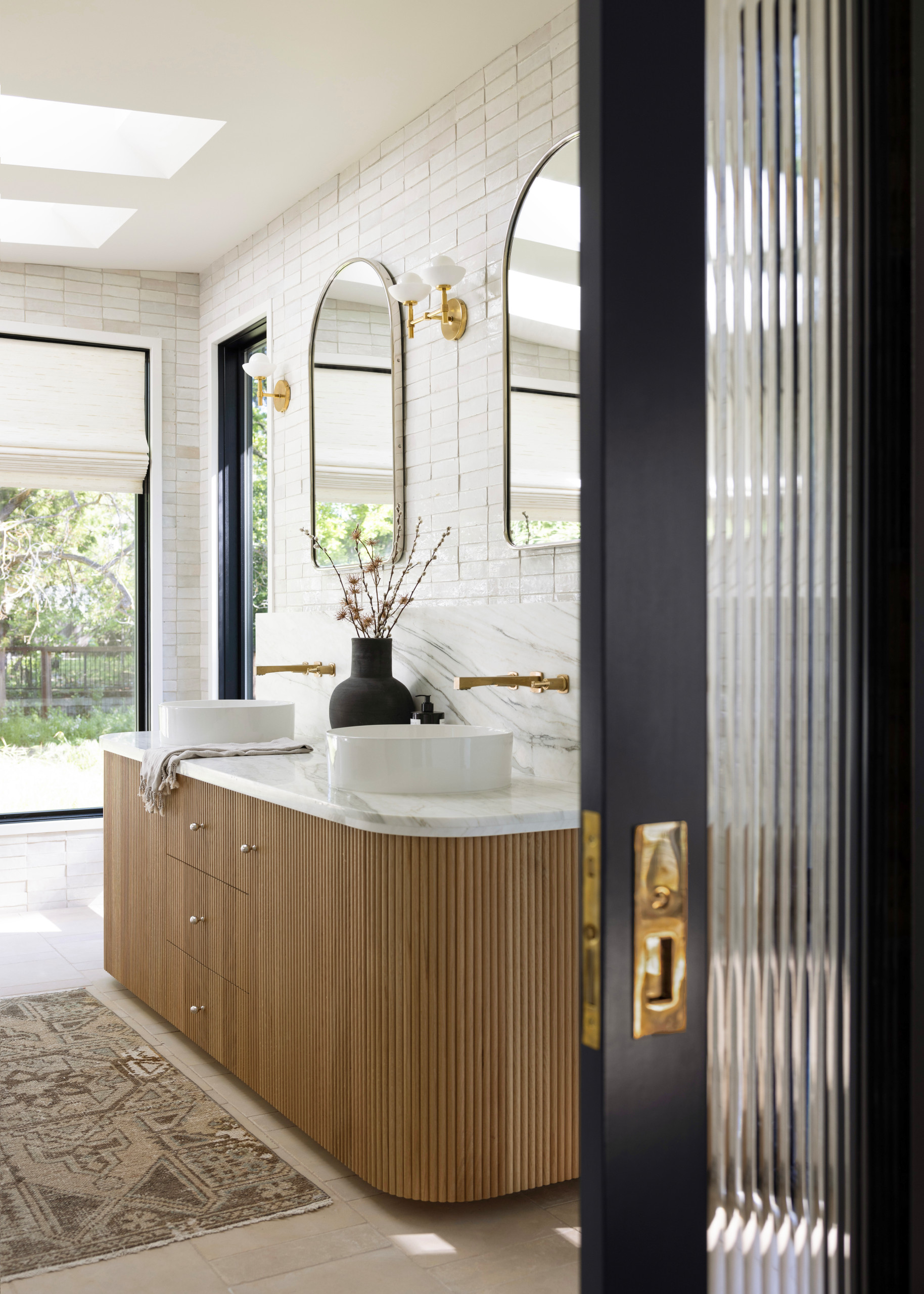Organic modern home tour example featuring bathroom