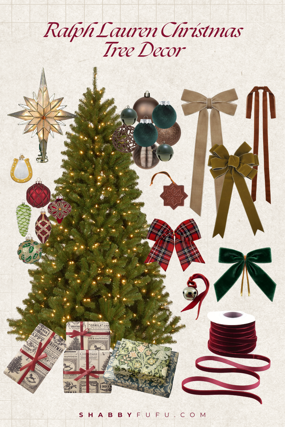 Ralph Lauren Christmas Tree Decor decor finds from Amazon