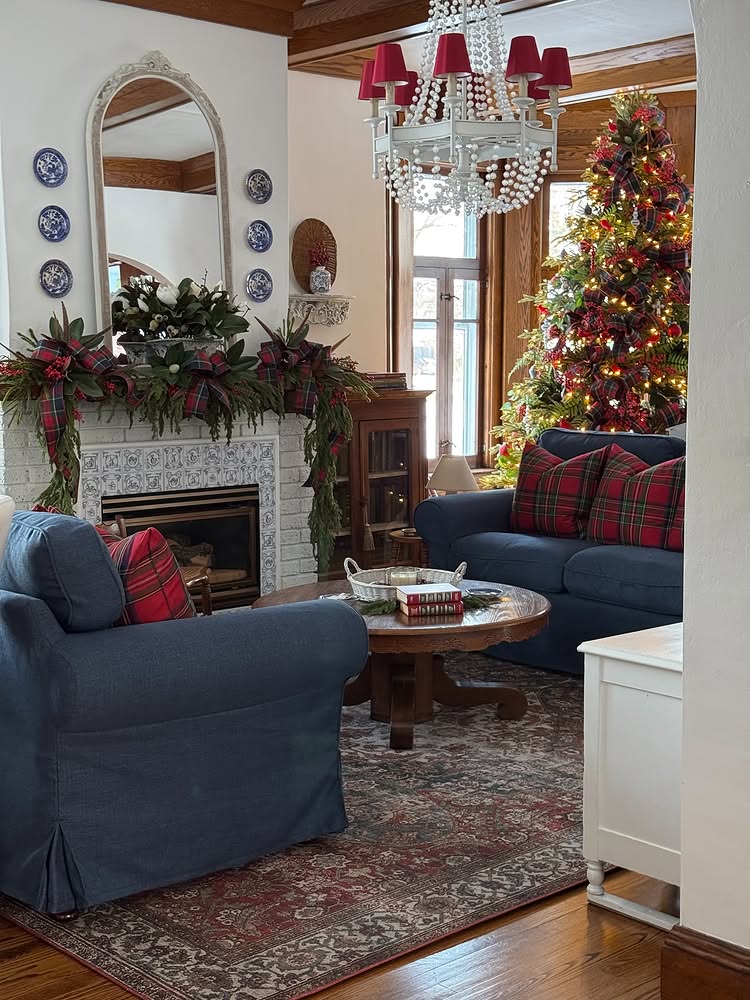 Ralph Lauren Christmas decor Living Room Decor idea