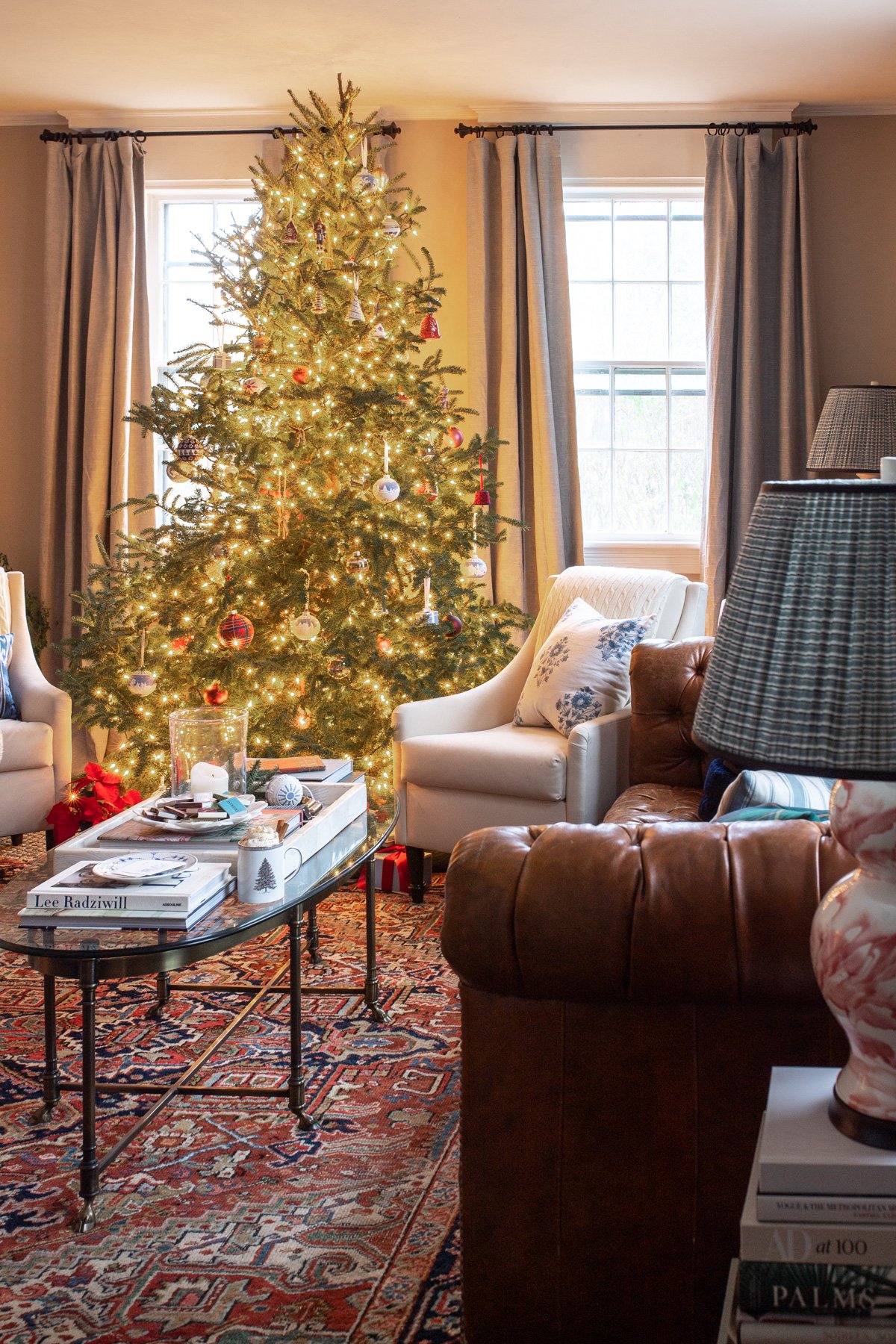 Ralph Lauren Christmas decor Living Room Decor idea