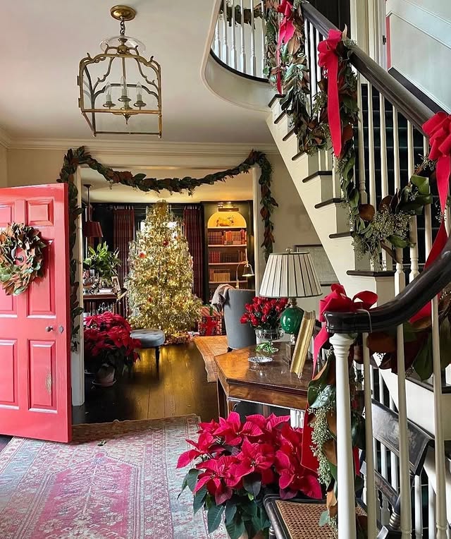 Ralph Lauren Christmas decor living room decor idea