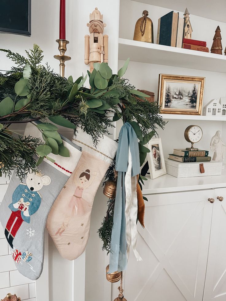 nutcrackercore Christmas decor mantel idea