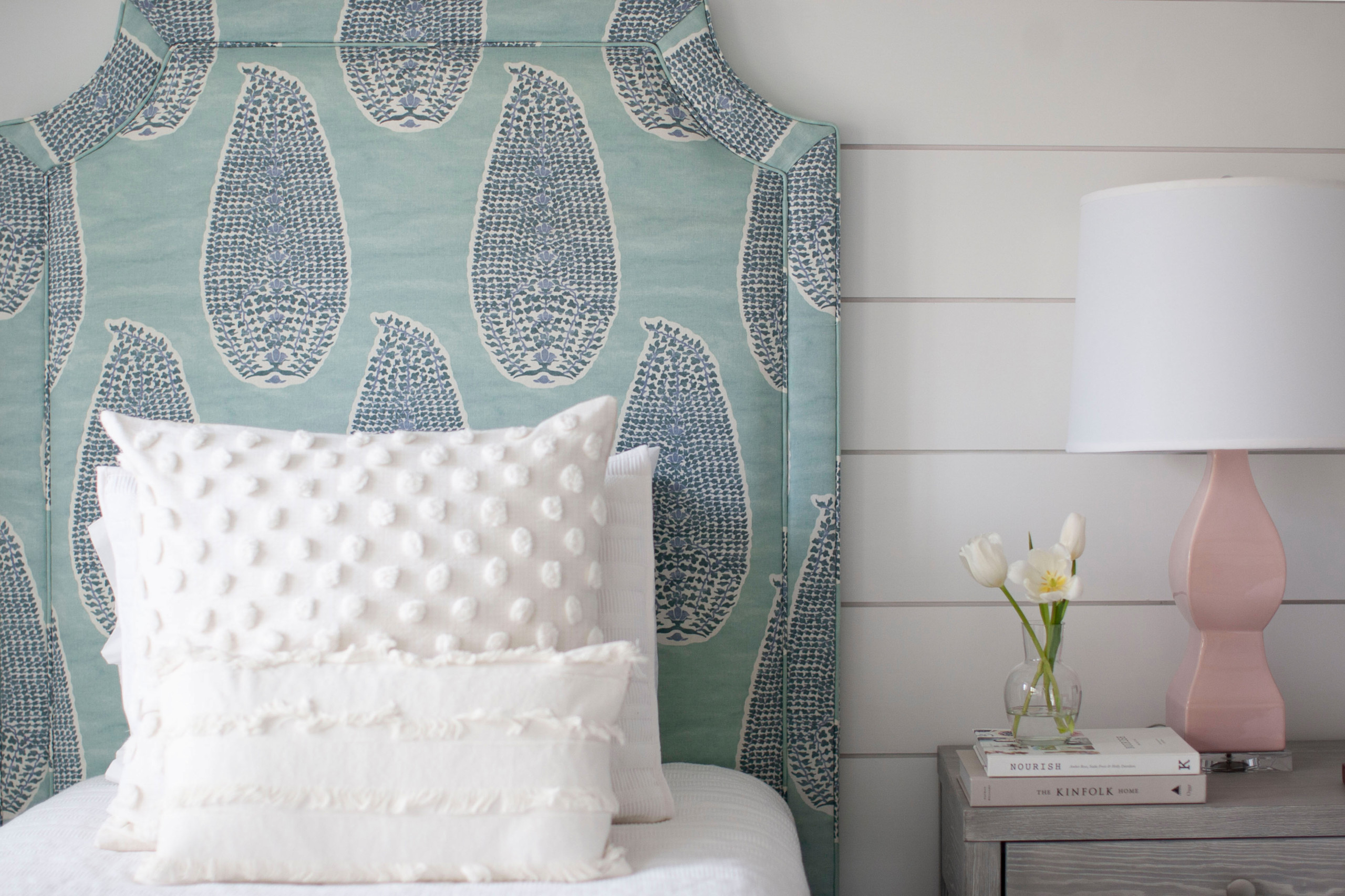 southern transitional home featuring a historic barn remodel bedroom showcased in home tour