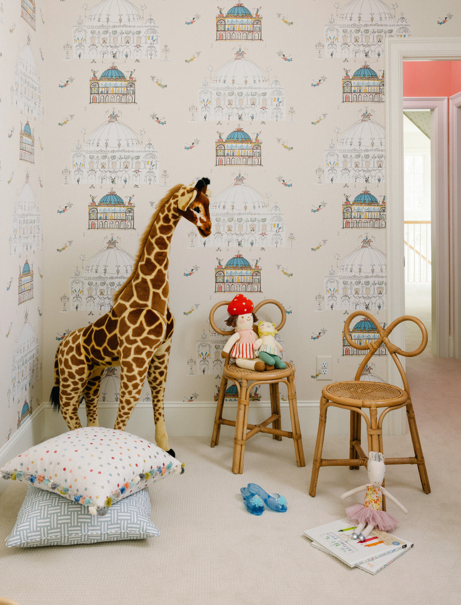 Transitional Southern interior design, home tour featuring a transitional home decor style playroom