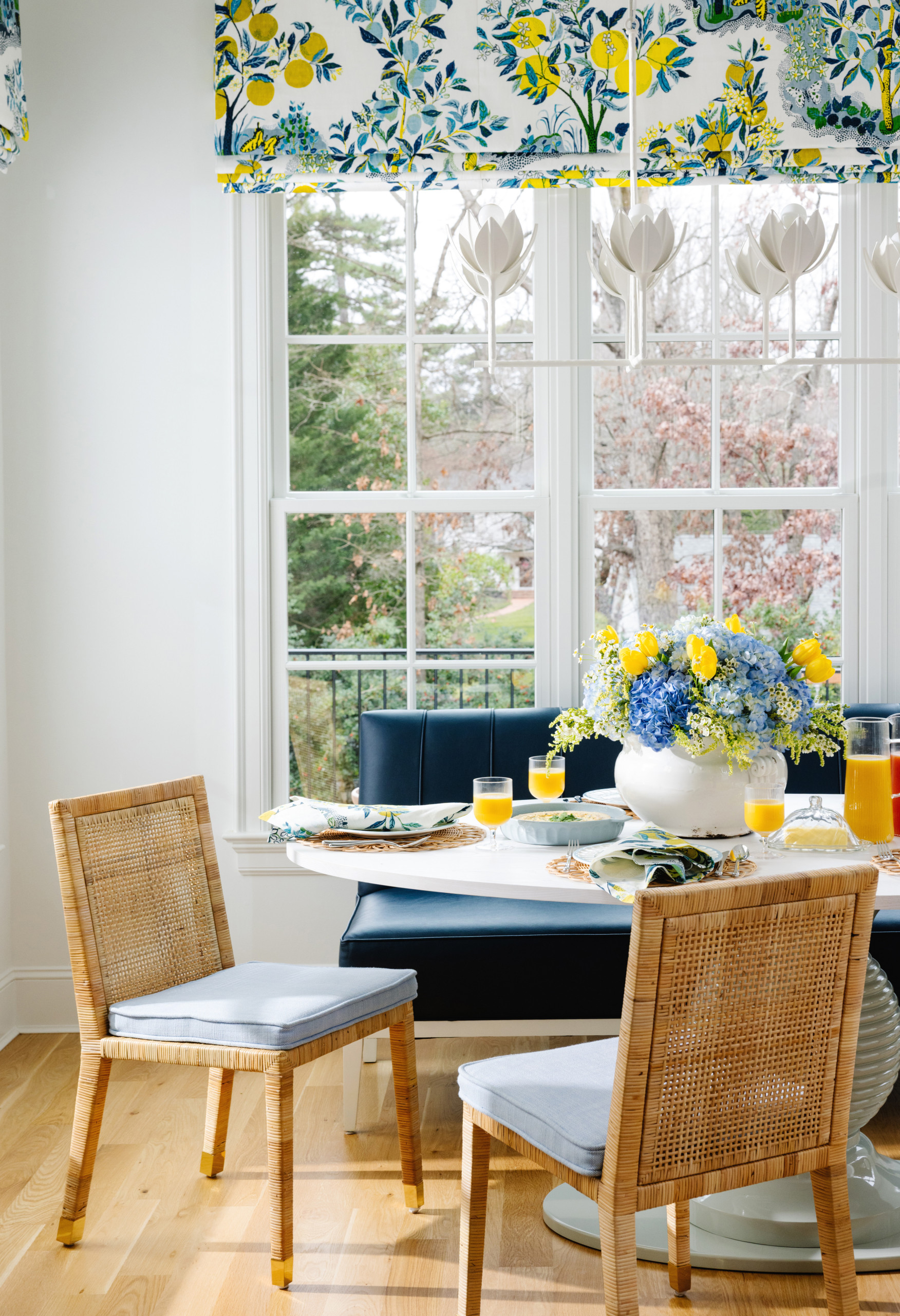 Transitional Southern interior design, home tour featuring a transitional home decor style breakfast room