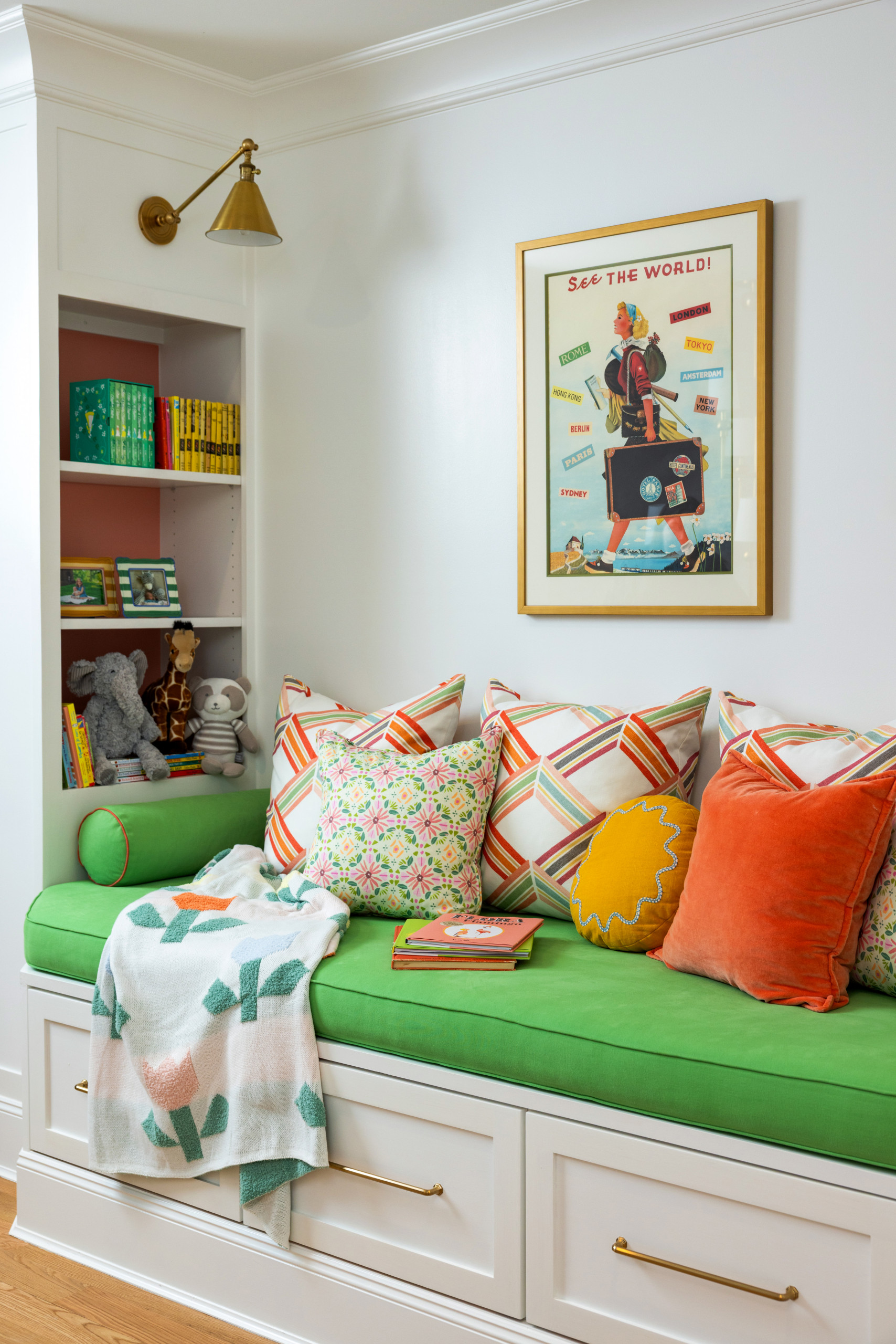 Transitional Southern interior design, home tour featuring a transitional home decor style playroom