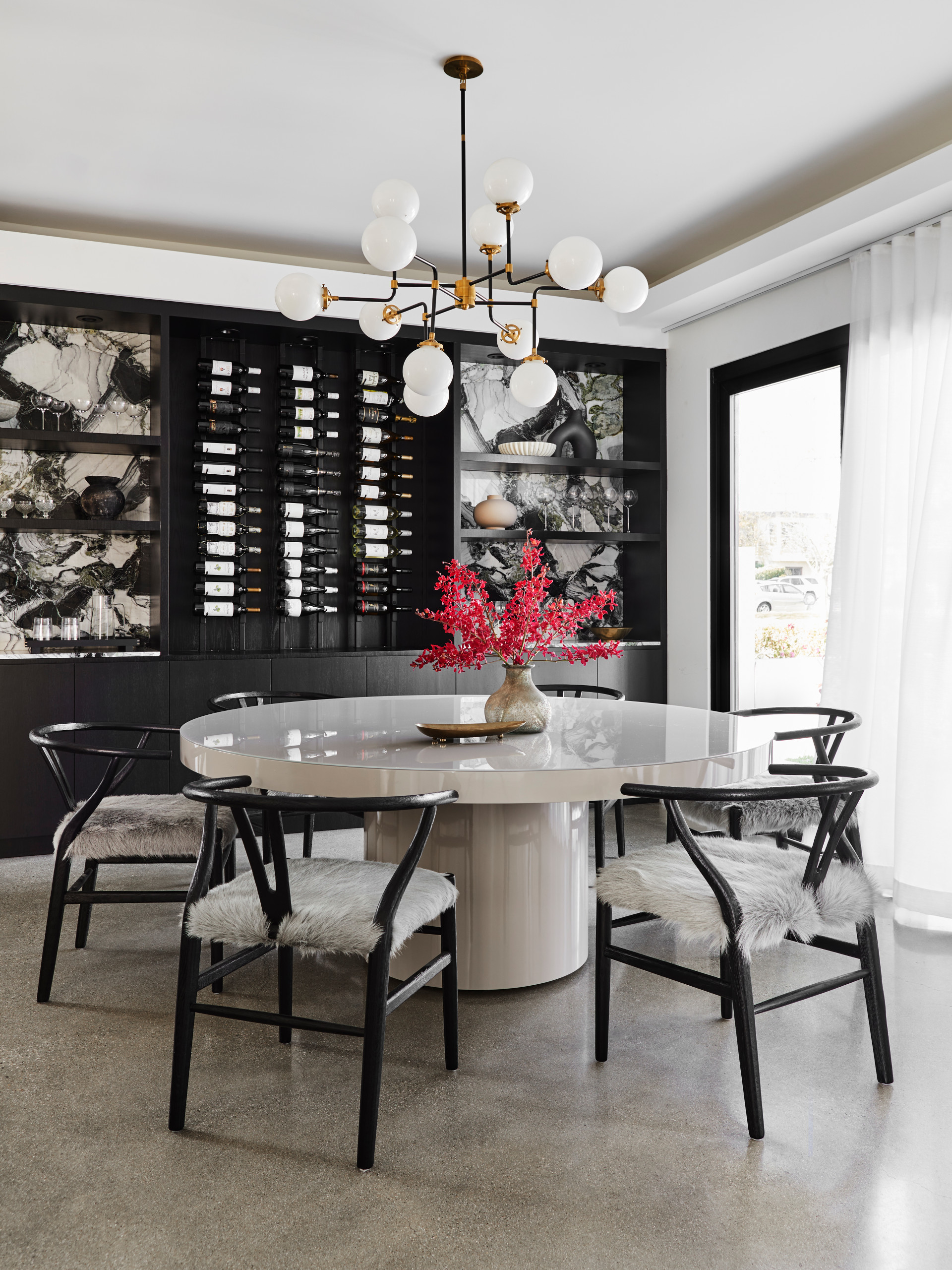 cozy minimalist home tour dining room idea