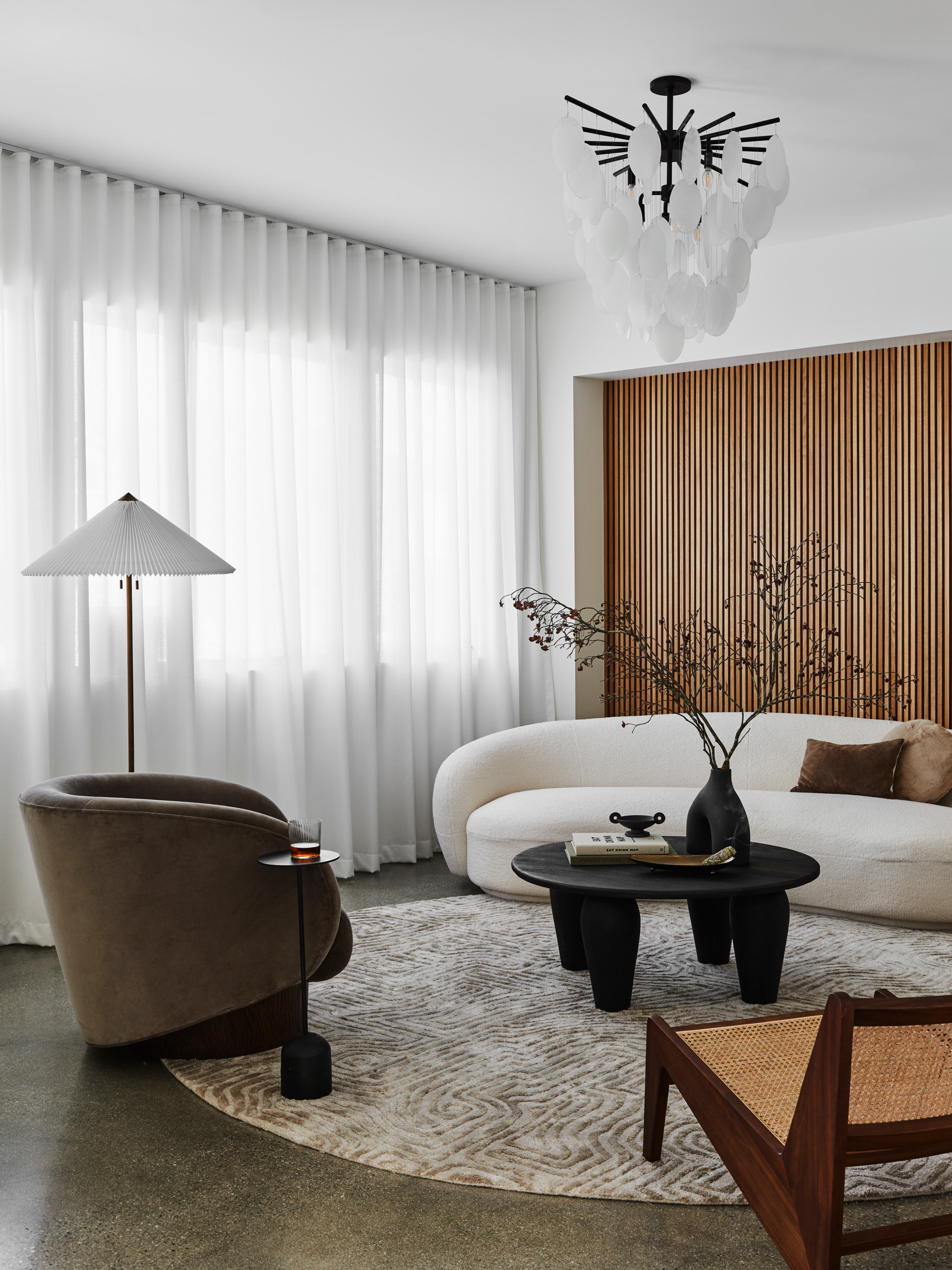 cozy minimalist home tour living room idea