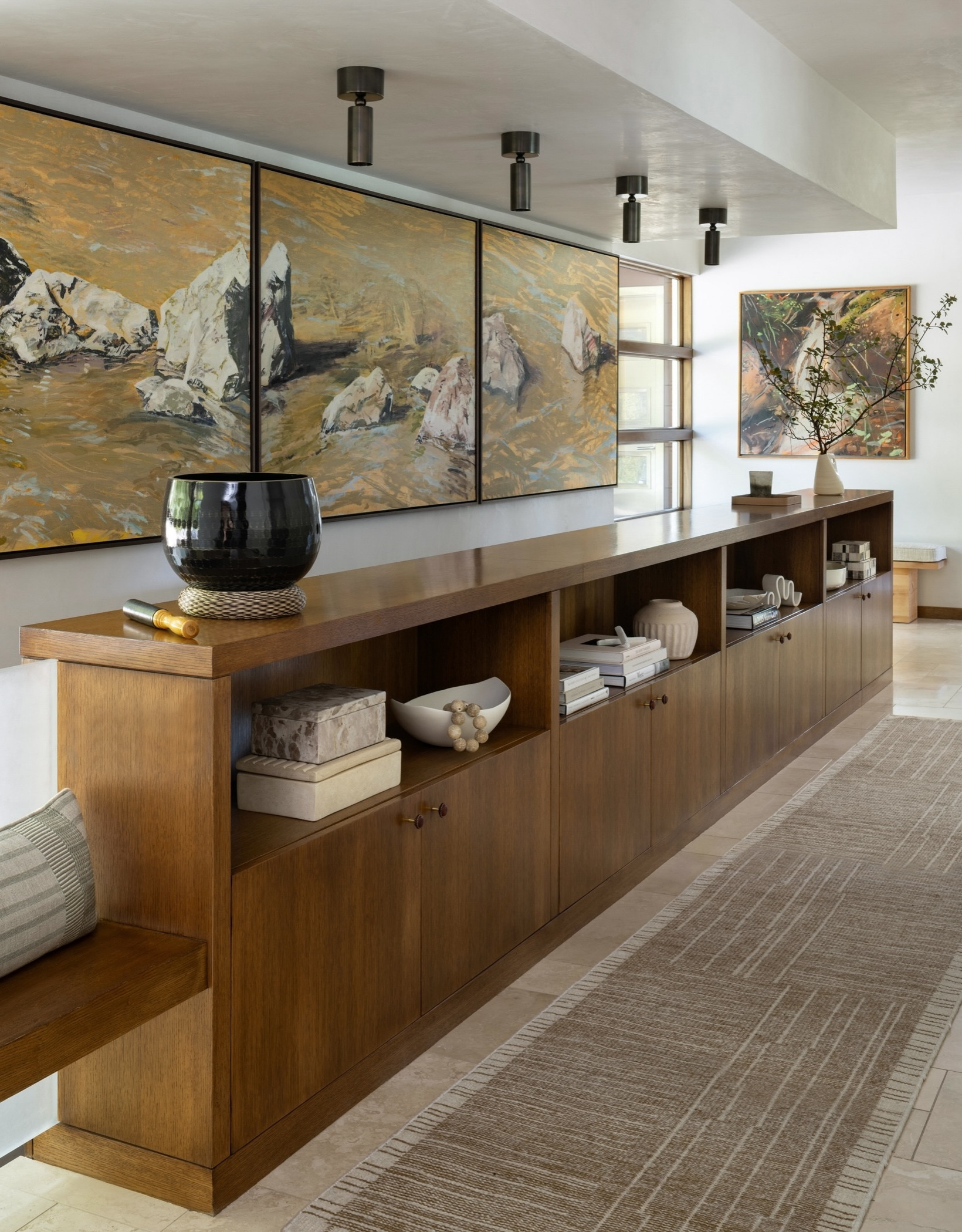 Modern Mountain Retreat Home Tour featuring entryway