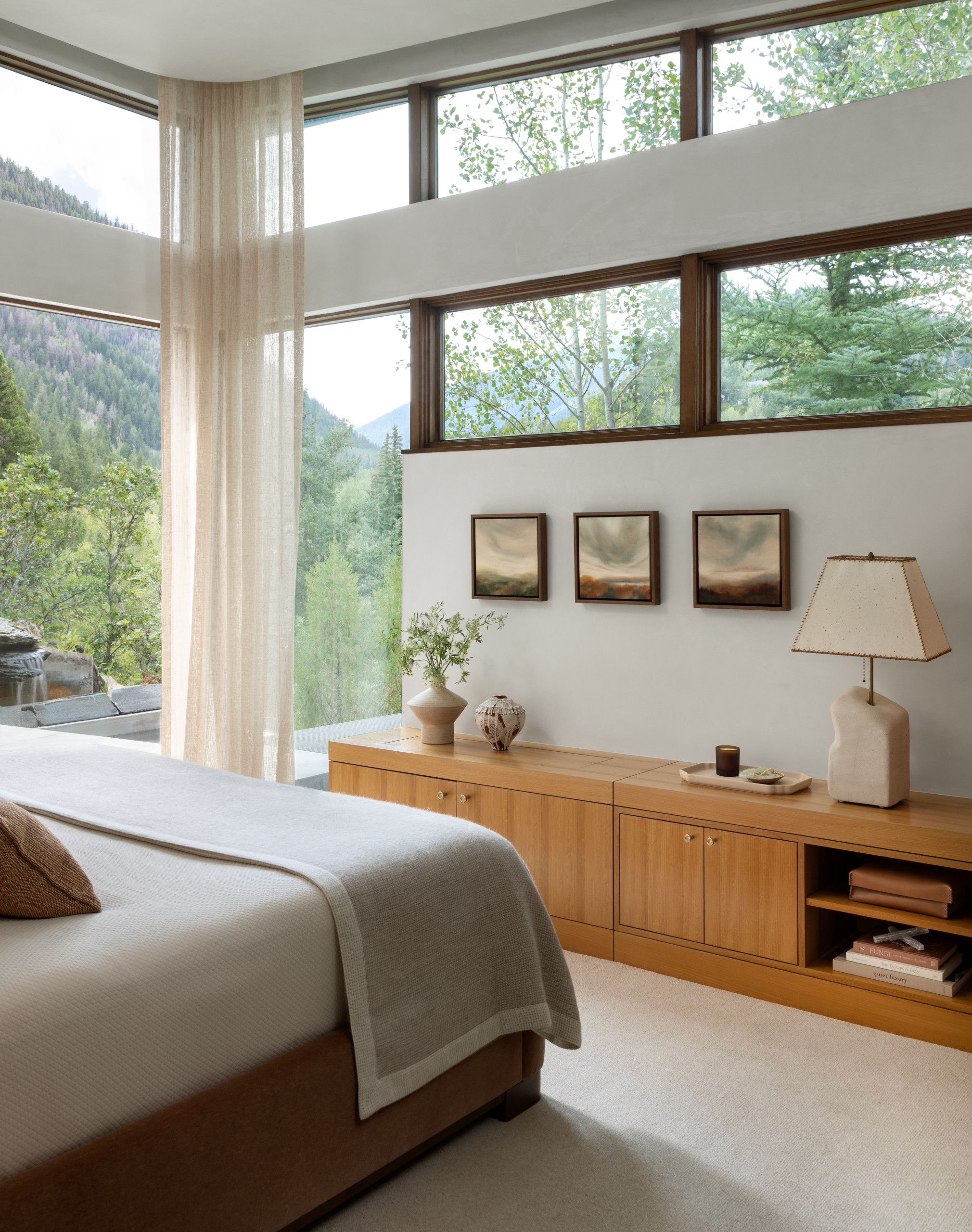 Modern Mountain Retreat Home Tour featuring bedroom