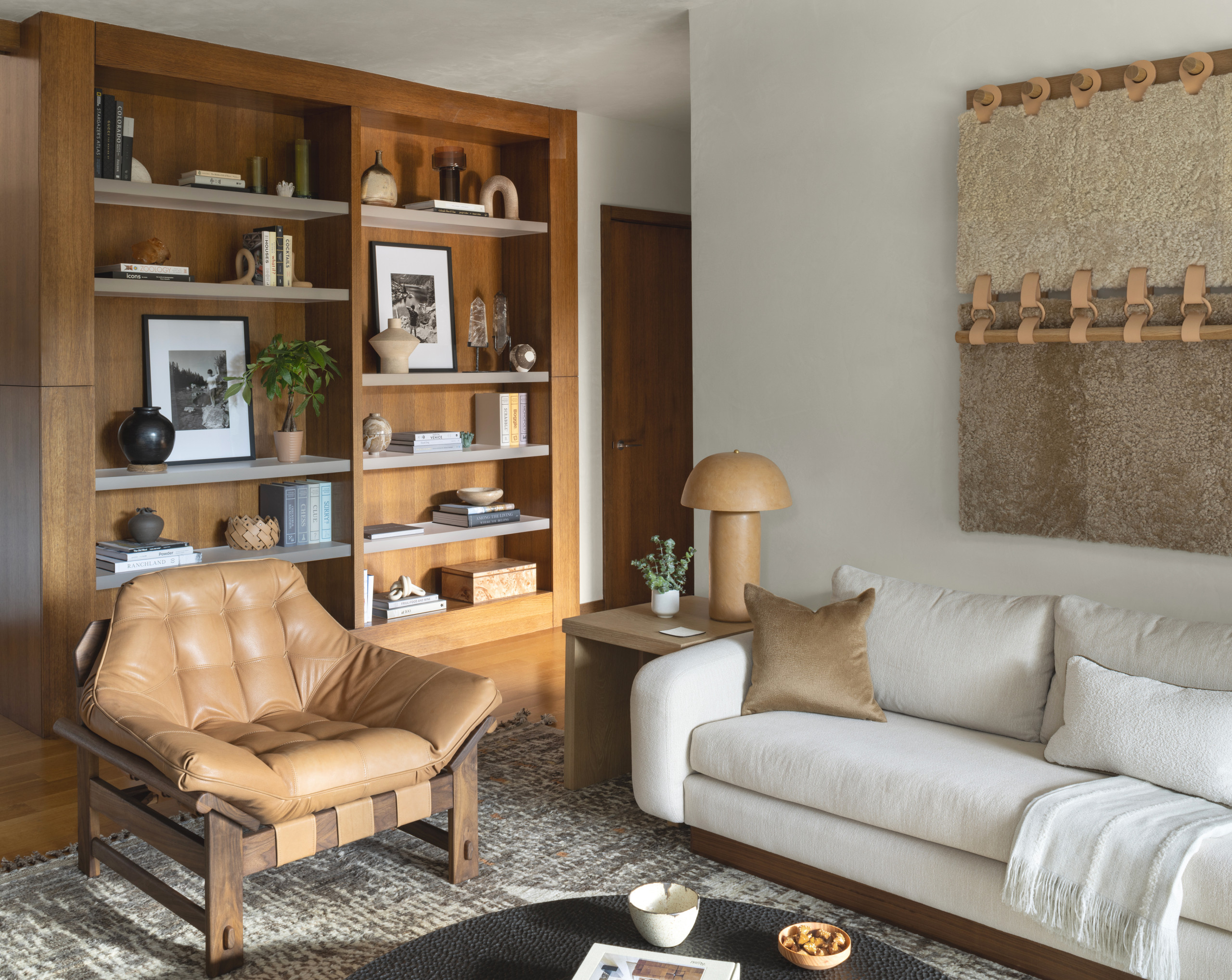 Modern Mountain Retreat Home Tour featuring family room