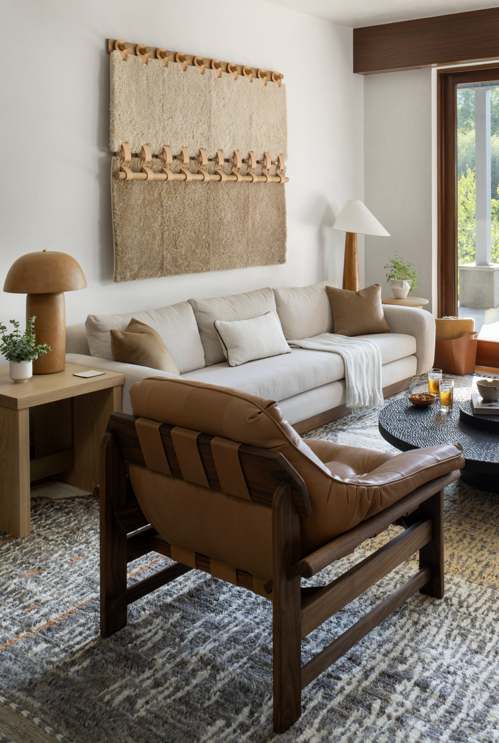 Modern Mountain Retreat Home Tour featuring family room