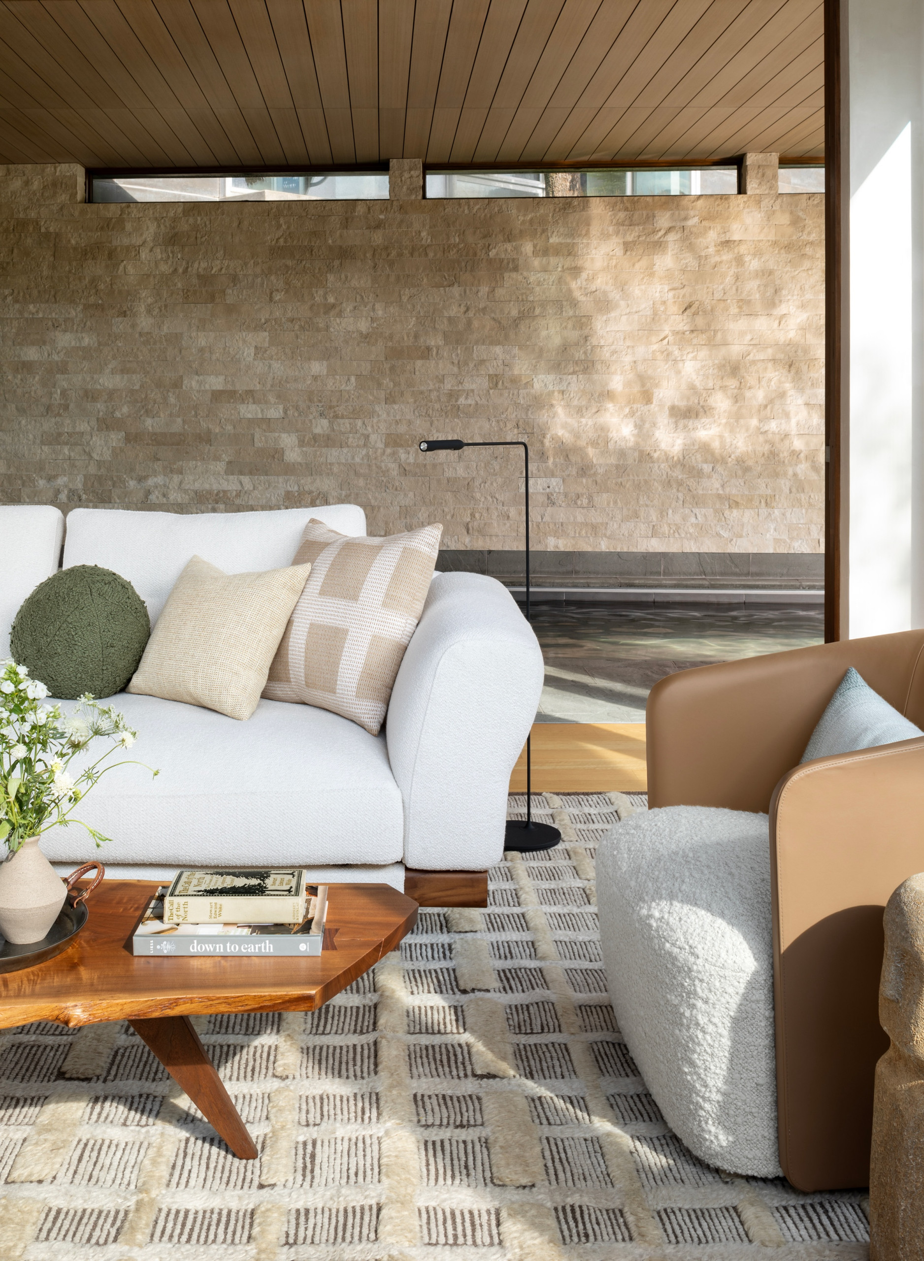 Modern Mountain Retreat Home Tour featuring living room