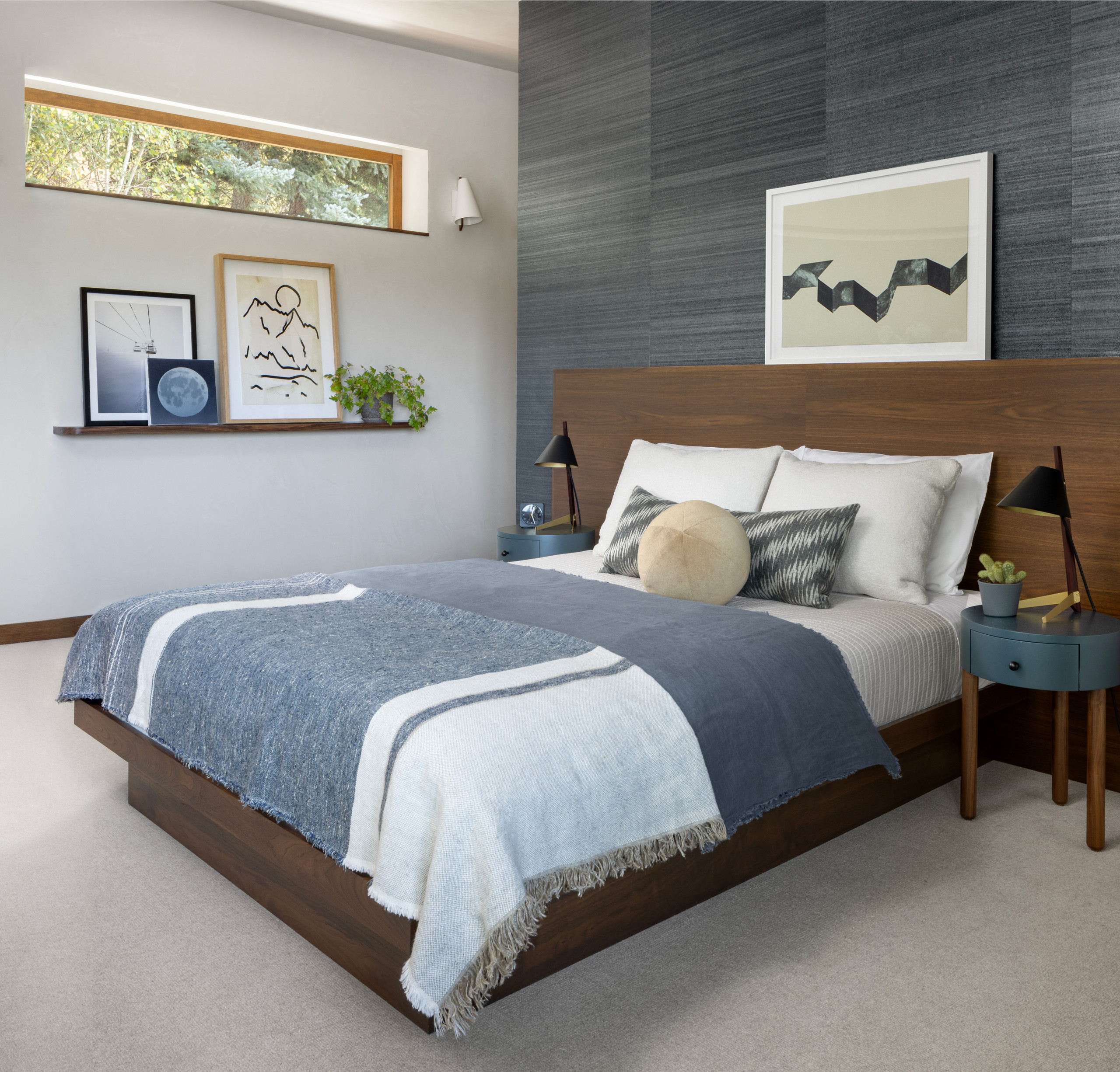 Modern Mountain Retreat Home Tour featuring bedroom